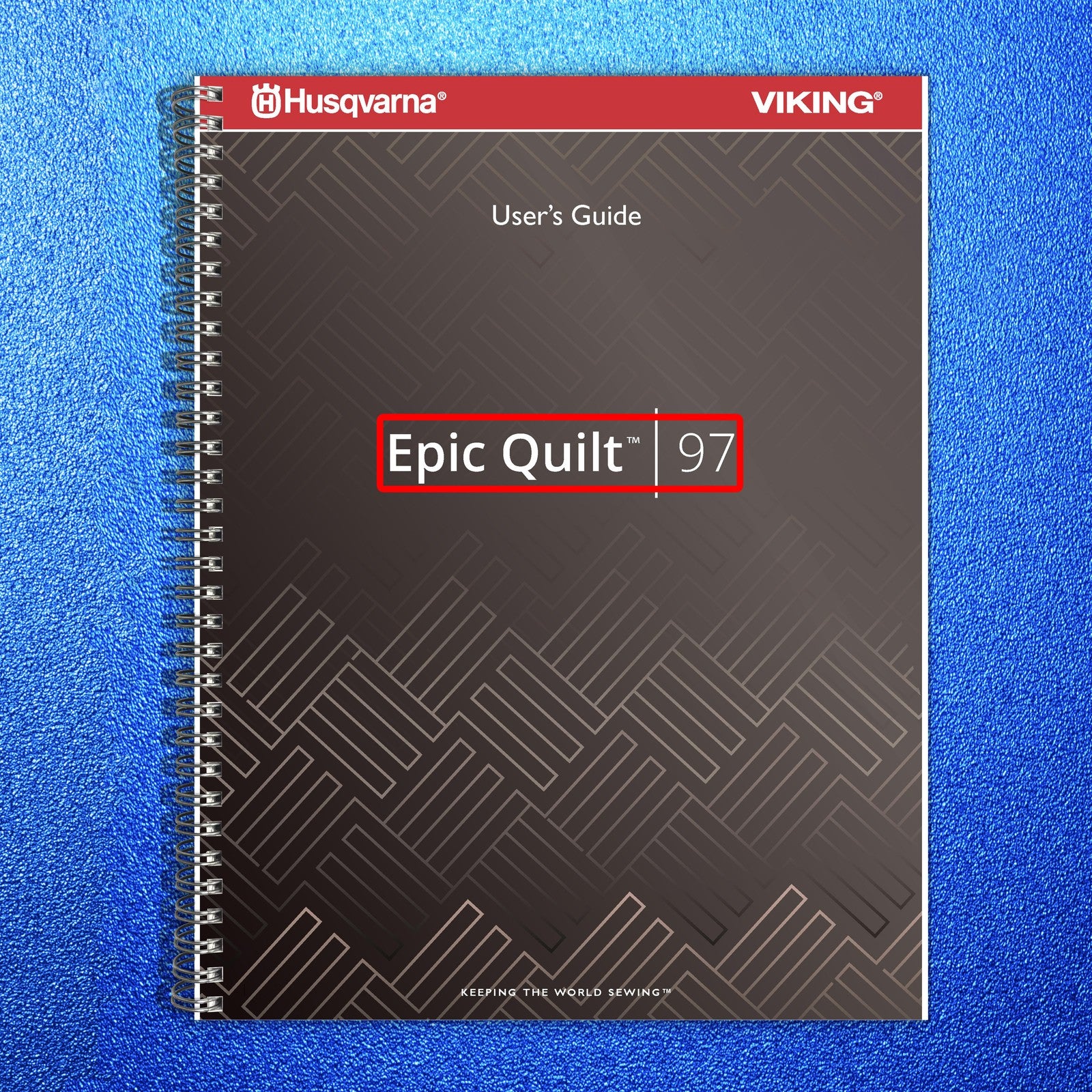 HUSQVARNA VIKING Epic Quilt 97 Users Guide Manual - WIRE BOUND - TOUGH COVERS