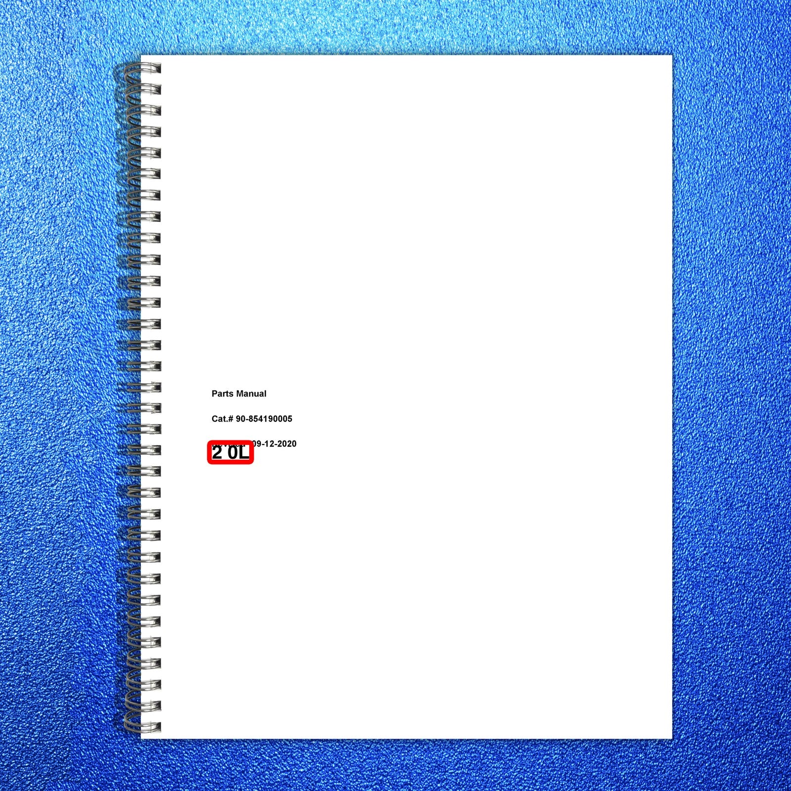 CUMMINS QSD 20L Diesel Engine Parts Manual - STEEL WIRE BOUND - TOUGH COVERS