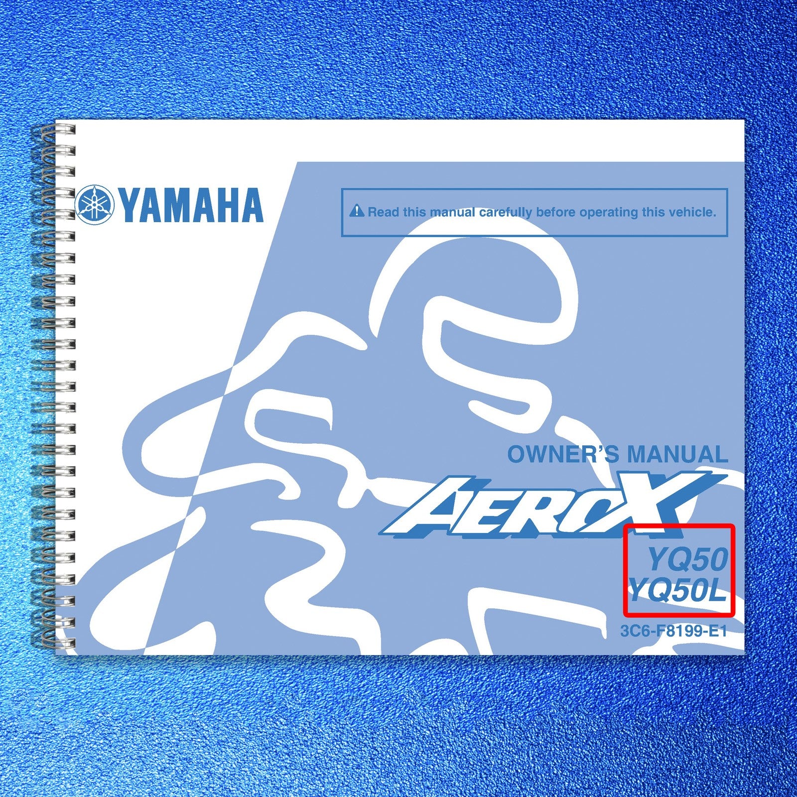 YAMAHA YQ50 YQ50L Owners Manual 2009 - STEEL WIRE BOUND - PROTECTIVE COVERS