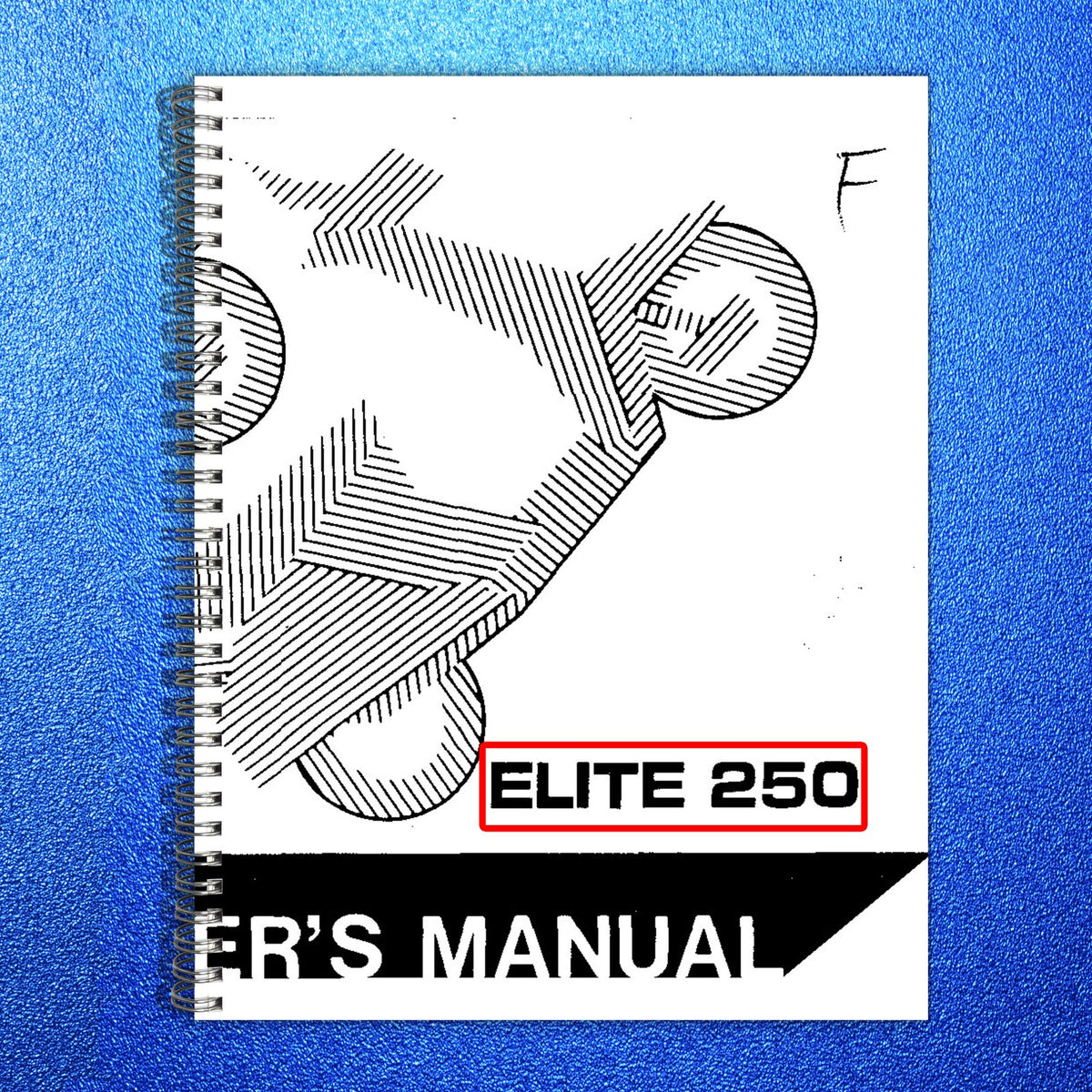 HONDA CH250 Elite 250 Scooter Owners Manual 1985 - WIRE BOUND - TOUGH COVERS
