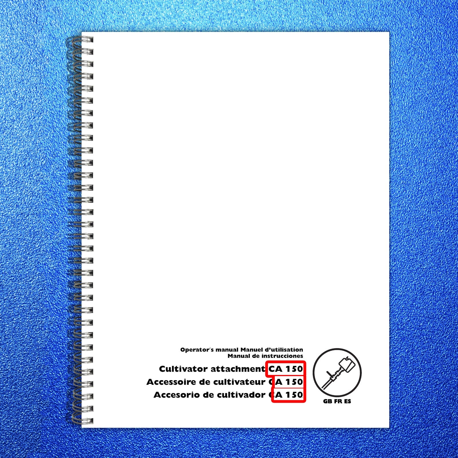 HUSQVARNA CA 150 Cultivator Attachment Operators Manual - WIRE BOUND - COVERS