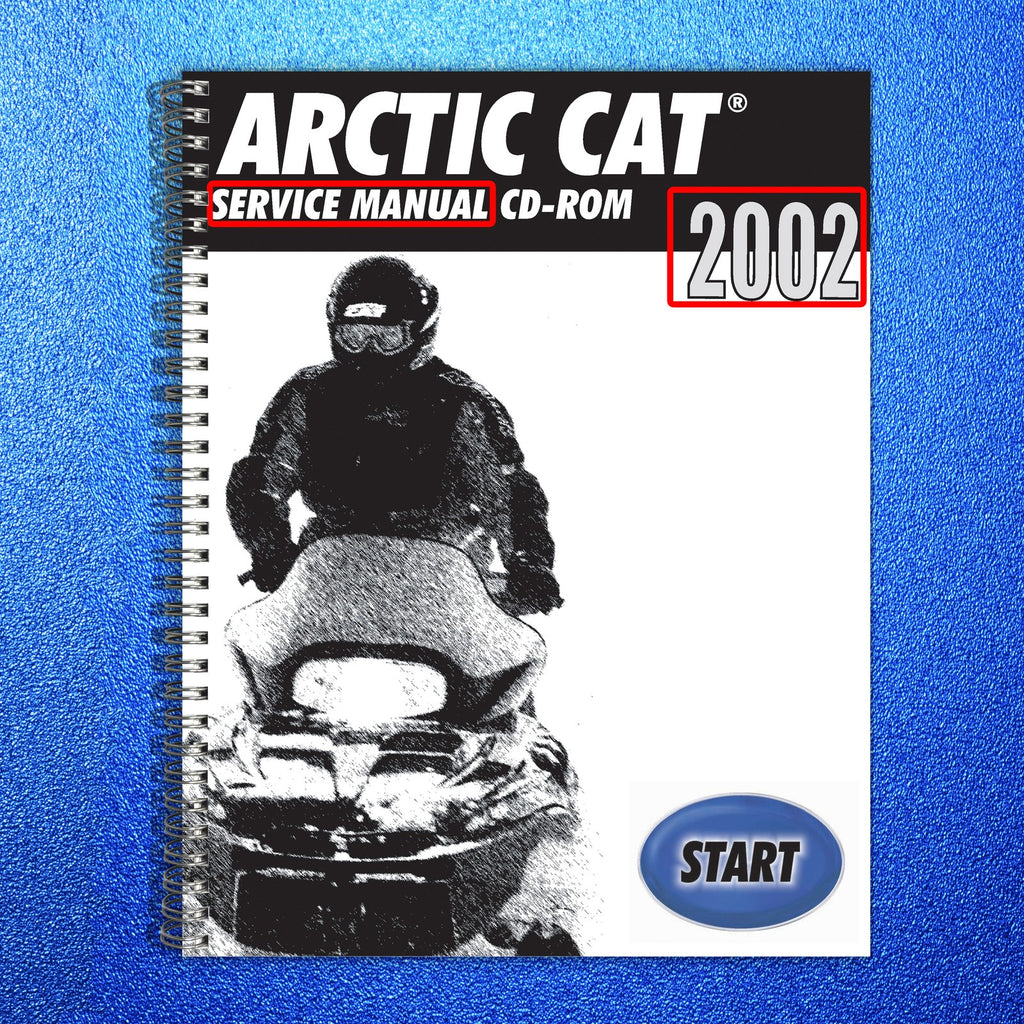 ARCTIC CAT 2002 SERVICE MANUAL - BOUND - COVERS - XL FOLDOUT PAGES