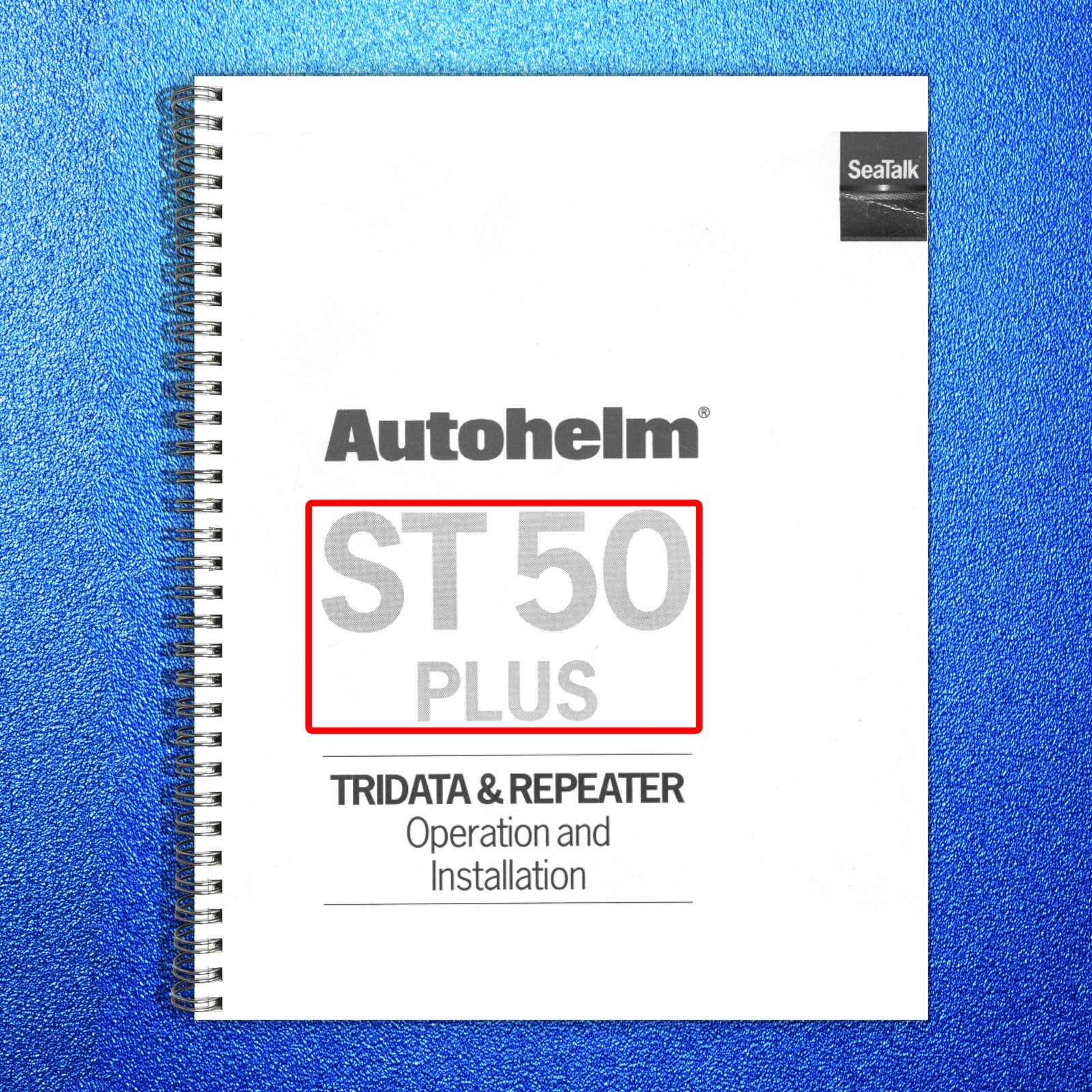Autohelm ST50 Tridata Repeater Installation and Instruction Manual - BOUND