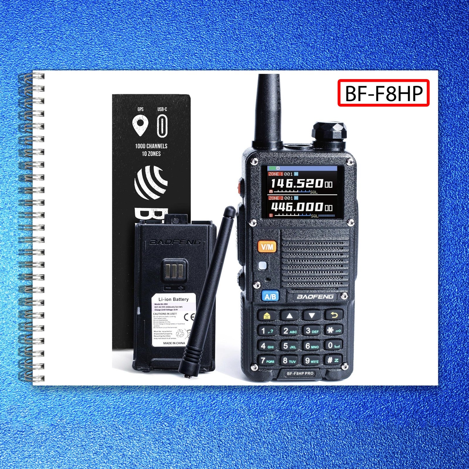 BAOFENG BF-F8HP Radio User Manual 2014 - BOUND - COVERS - XL FOLDOUT PAGES