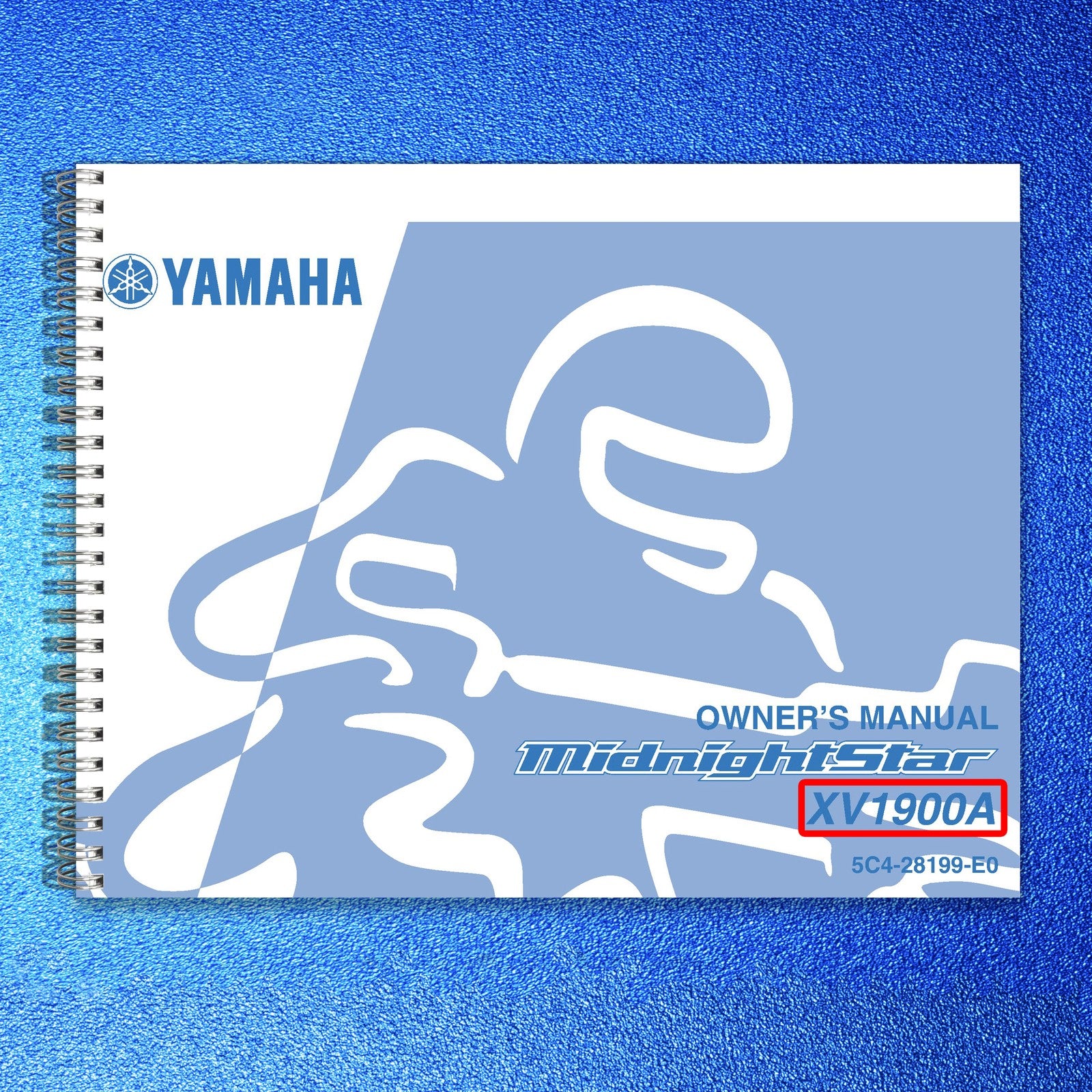 YAMAHA XV1900A Motorcycle Owners Manual 2006 - STEEL WIRE BOUND - TOUGH COVERS