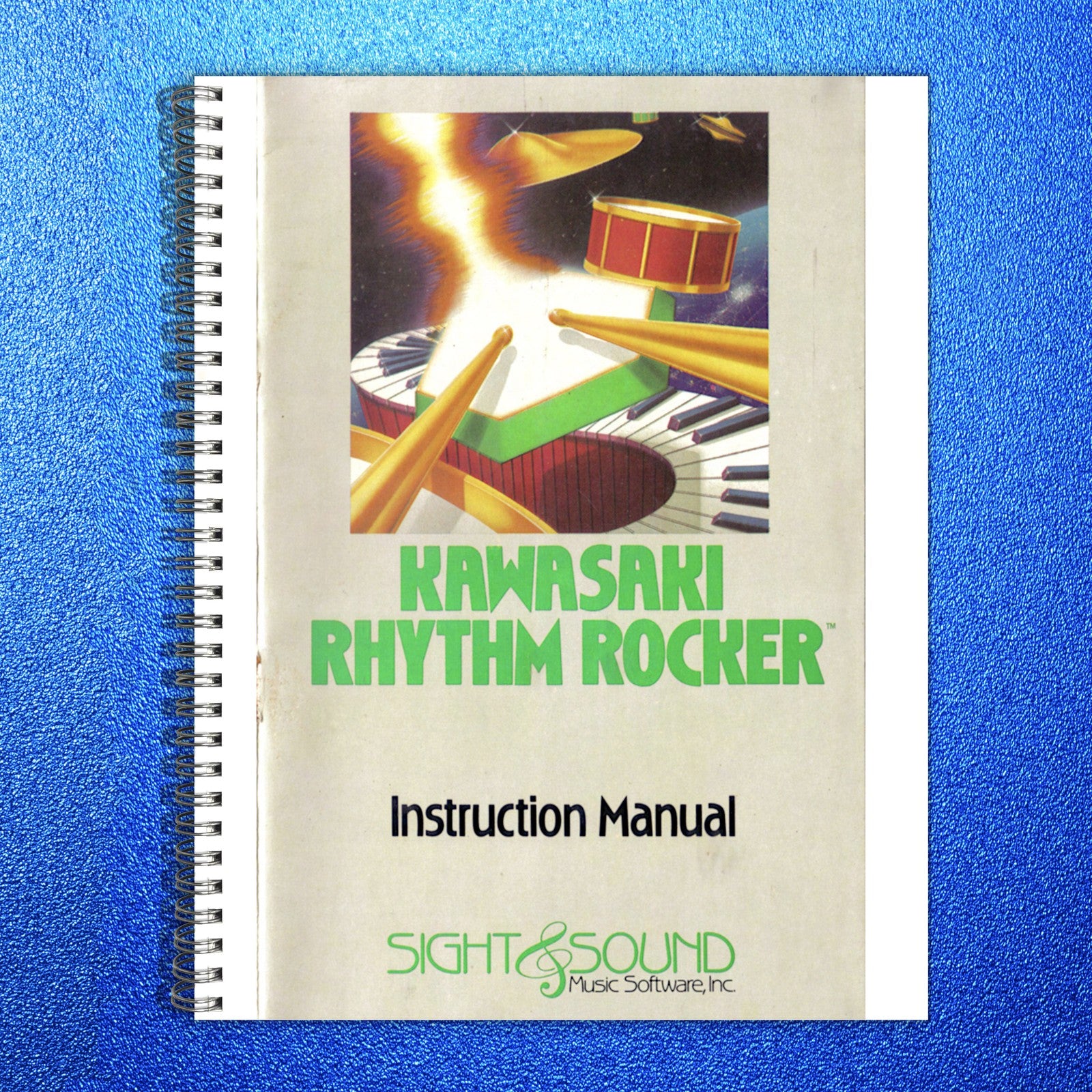 KAWASAKI Rhythm Rocker Instruction Manual - STEEL WIRE BOUND - PROTECTIVE COVERS