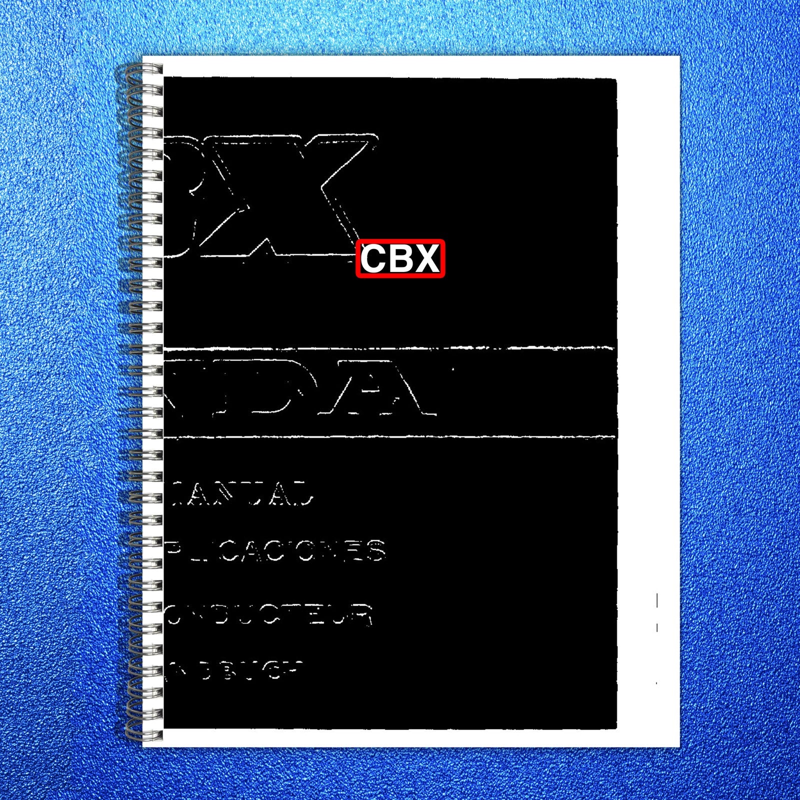 HONDA CBX Owners Manual - BOUND - COVERS - XL FOLDOUT PAGES