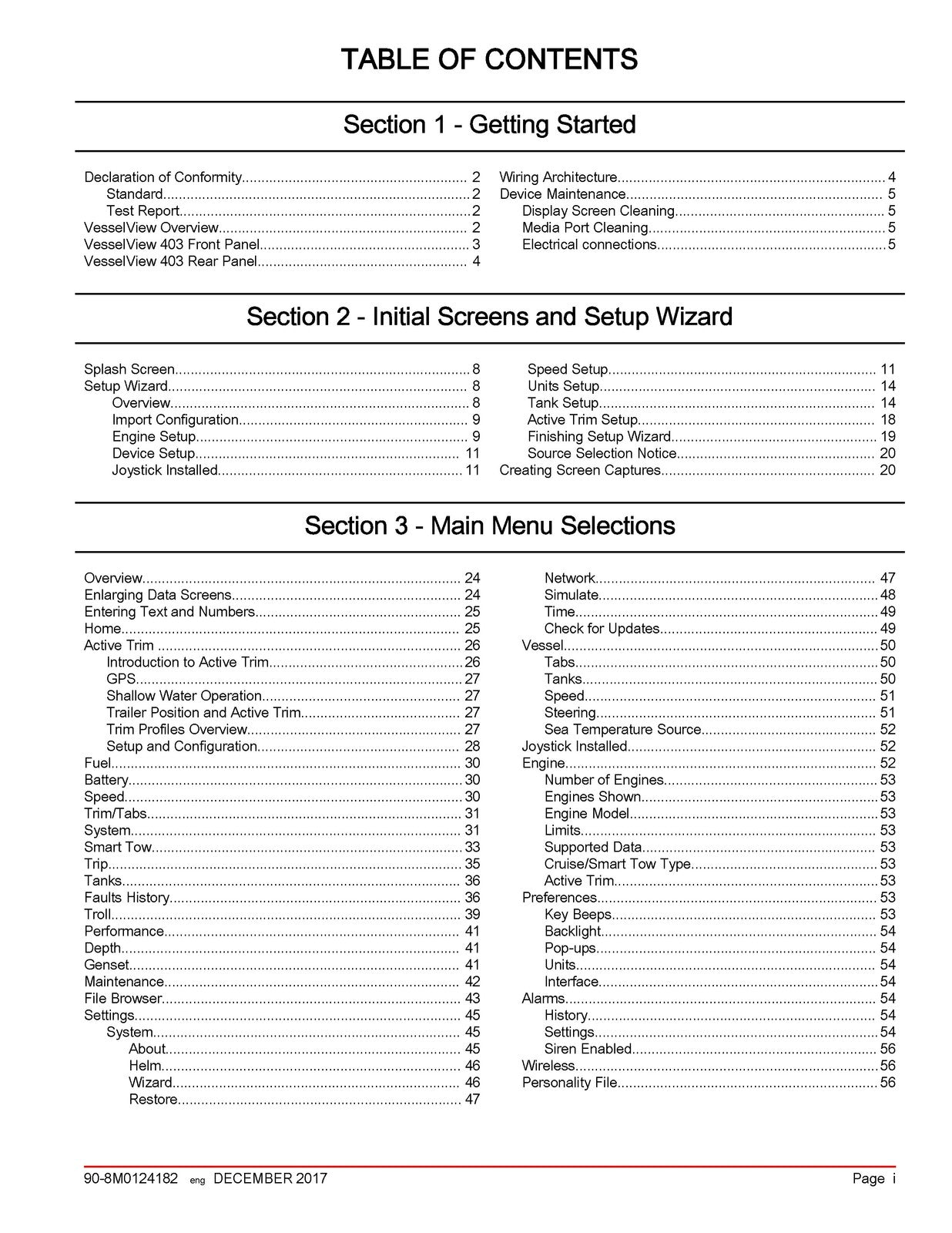 MERCURY VesselView 403 Operation Manual - STEEL WIRE BOUND - PROTECTIVE COVERS