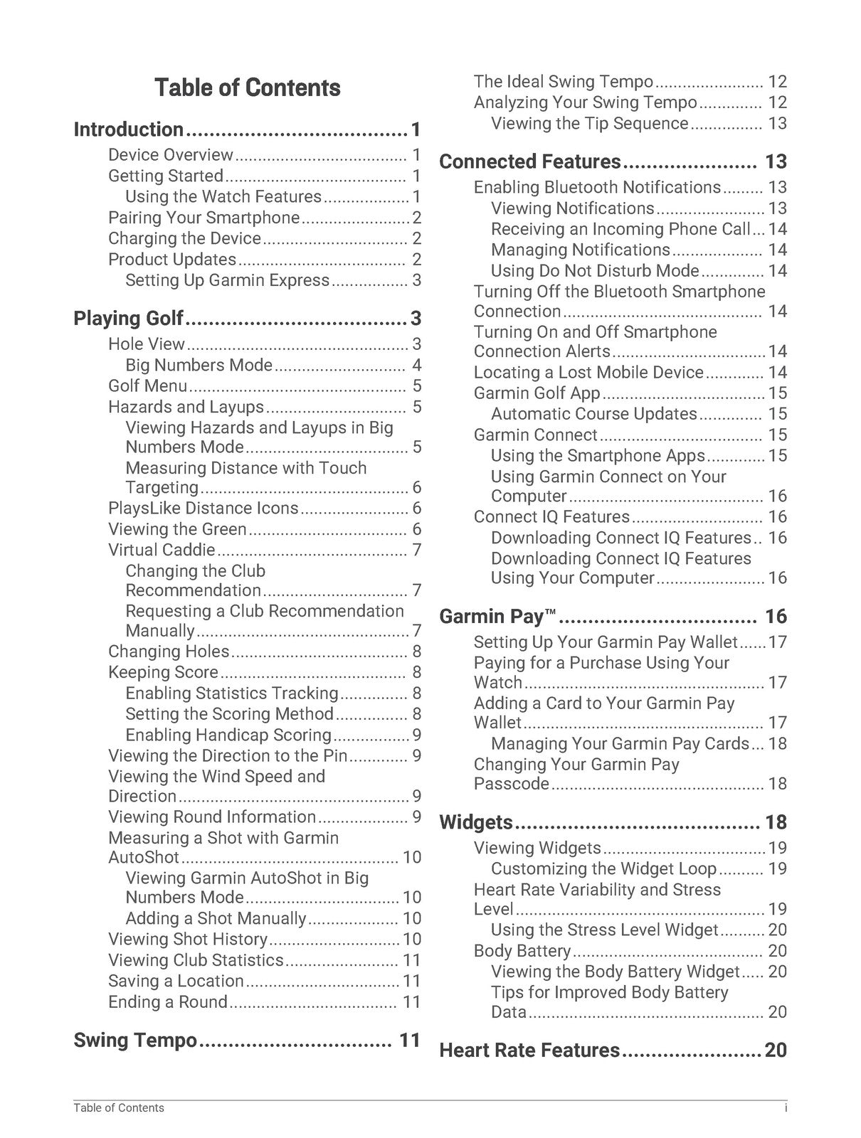 GARMIN Approach S62 Owners Manual 2022 - STEEL WIRE BOUND - PROTECTIVE COVERS
