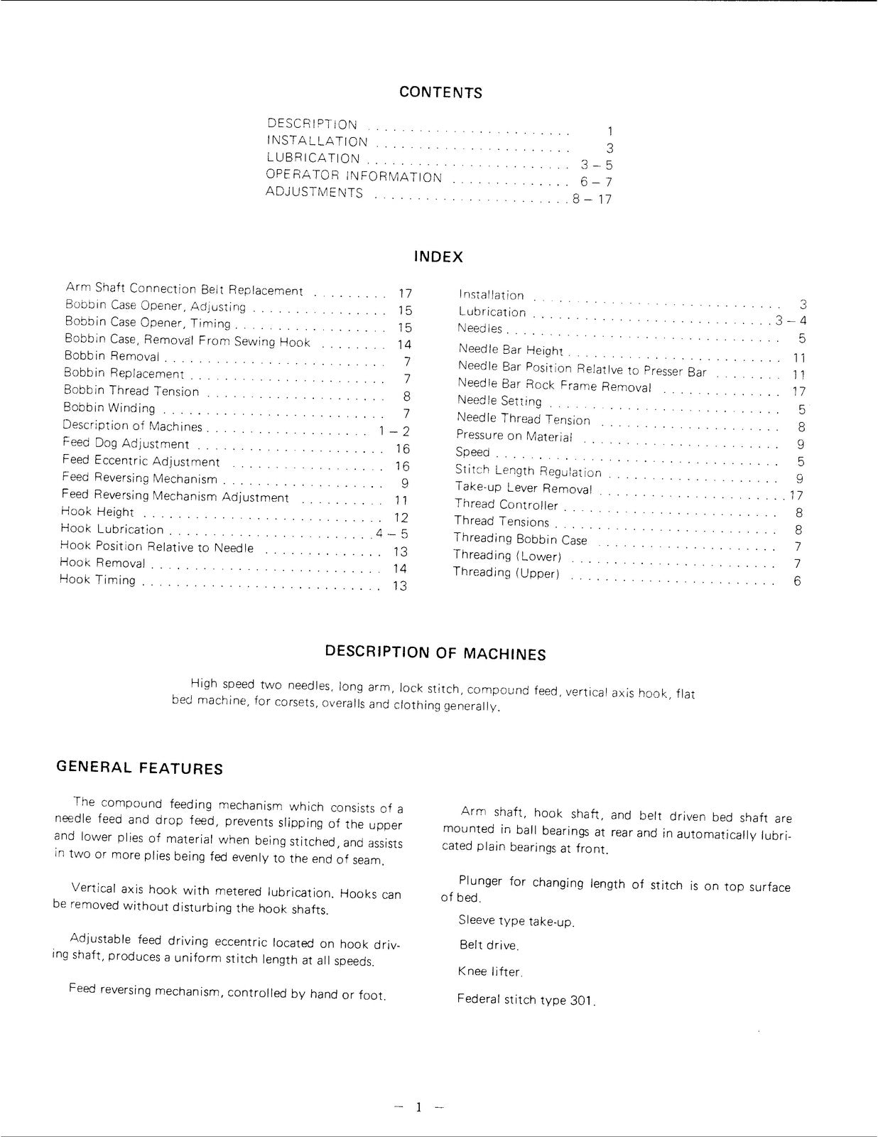 SINGER 212U141A Sewing Machine Service Manual 1981 - WIRE BOUND - TOUGH COVERS
