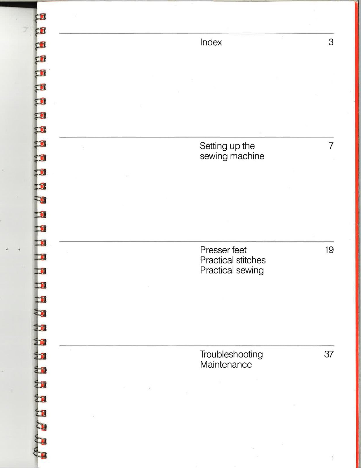BERNINA 1010 My Bernina Guide Manual - STEEL WIRE BOUND - PROTECTIVE COVERS