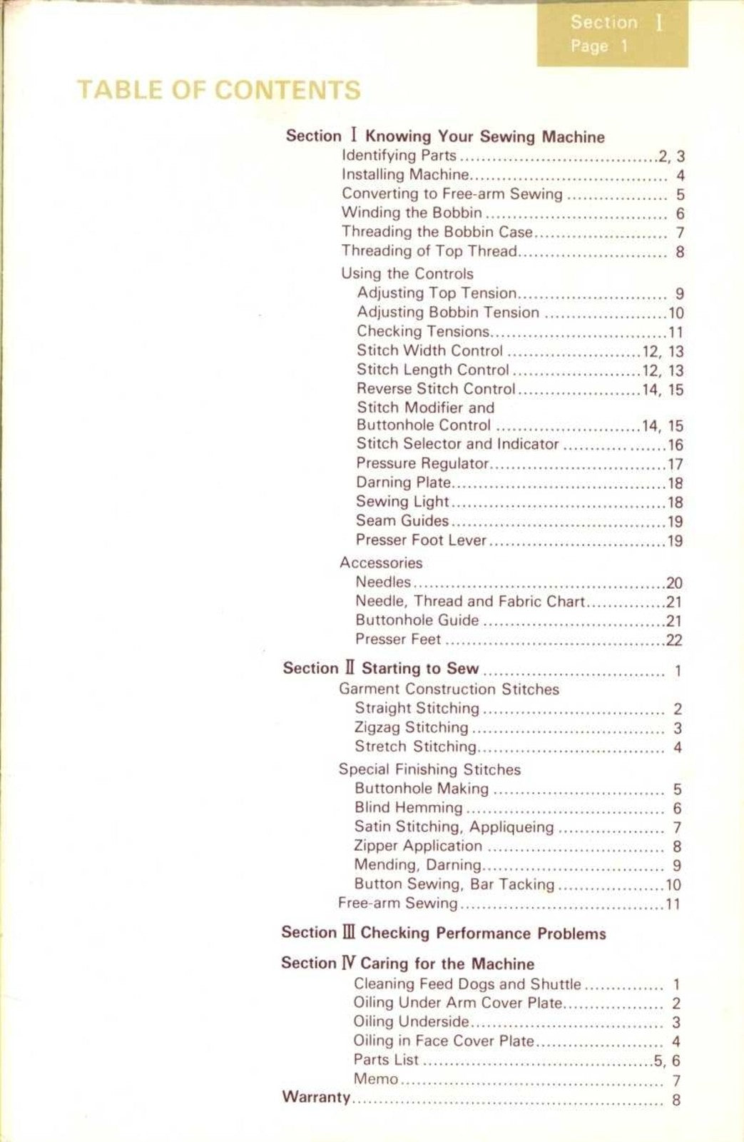 KENMORE 15812410 12411 12412 1241 Sewing Machine Instruction Manual - BOUND