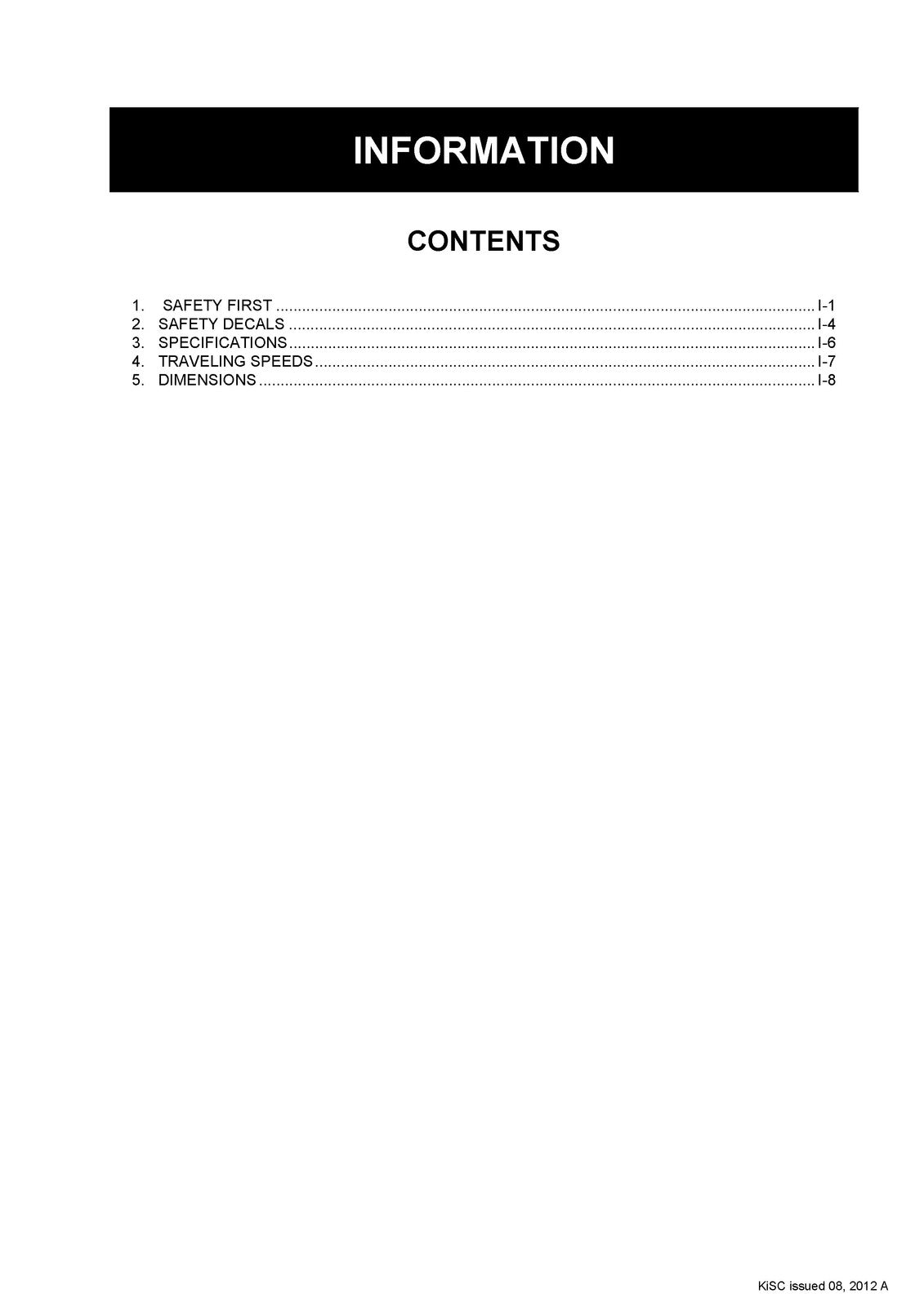 KUBOTA L4100 Tractor Workshop Manual 2009 - BOUND - COVERS - XL FOLDOUT PAGES