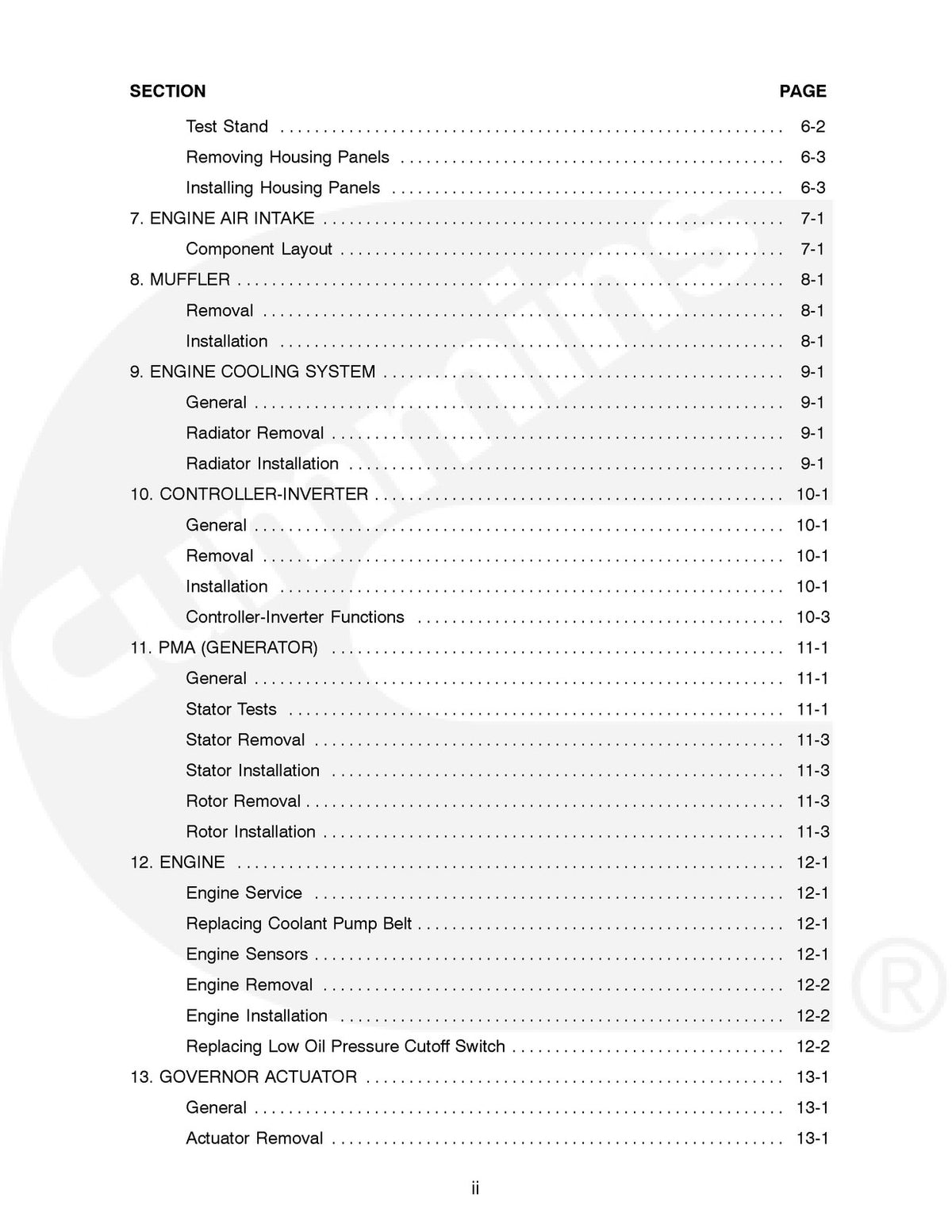 ONAN HDKAH HDKAJ HDKAK HDKAT HDKAU HDKAV Spec A-M Service Manual, FOLDOUTS