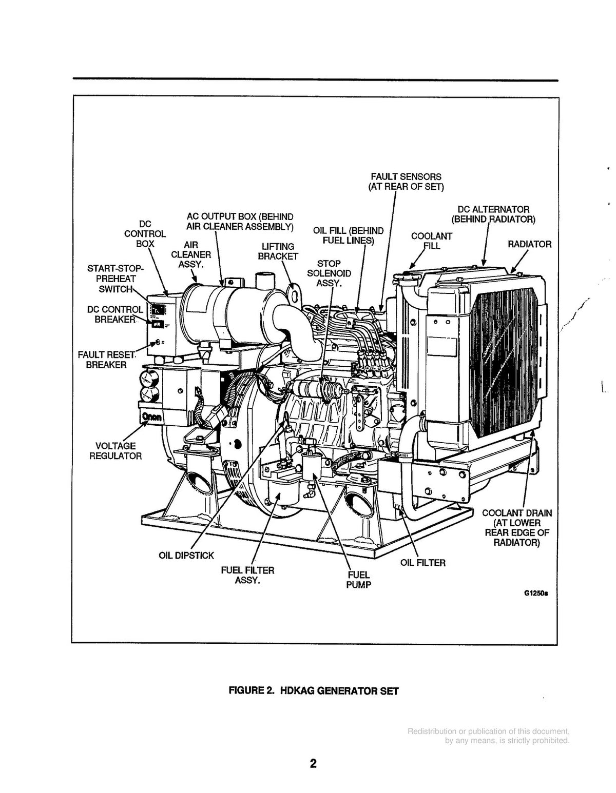 ONAN HDKAG RV Generator Operators Manual 1995 - STEEL WIRE BOUND - TOUGH COVERS