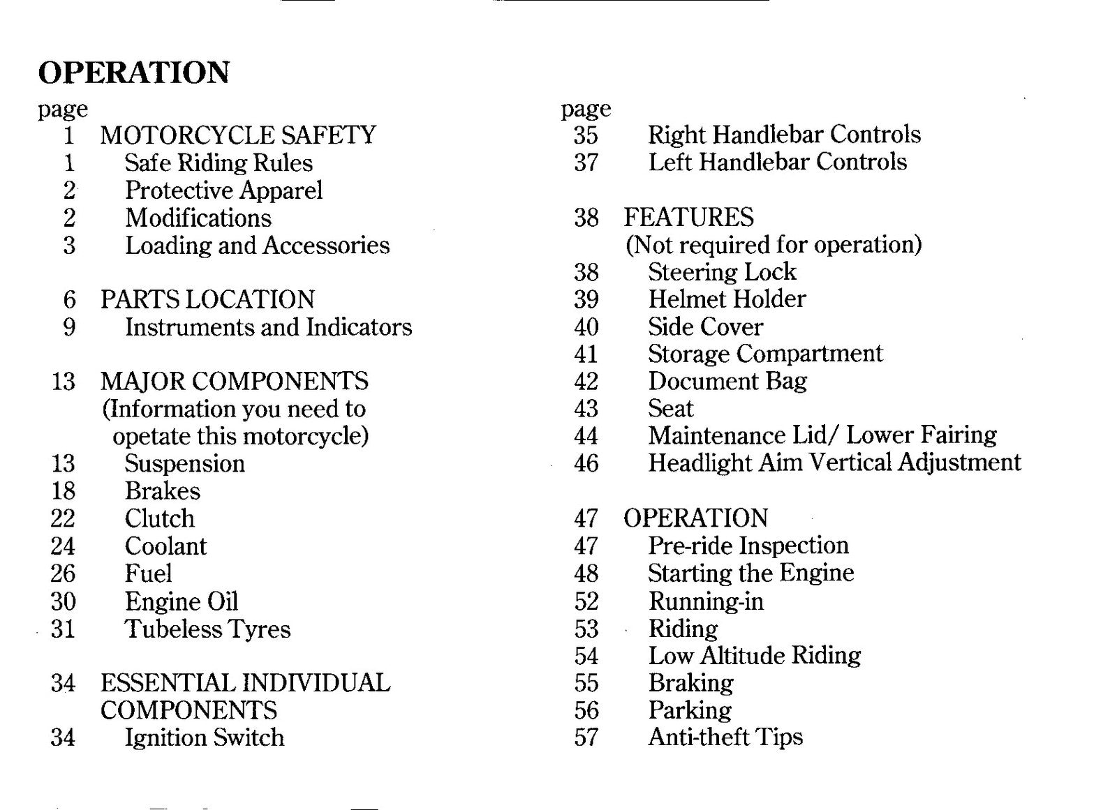 HONDA CBR600F Motorcycle Owners Manual 1997 - BOUND - COVERS - XL FOLDOUT PAGES