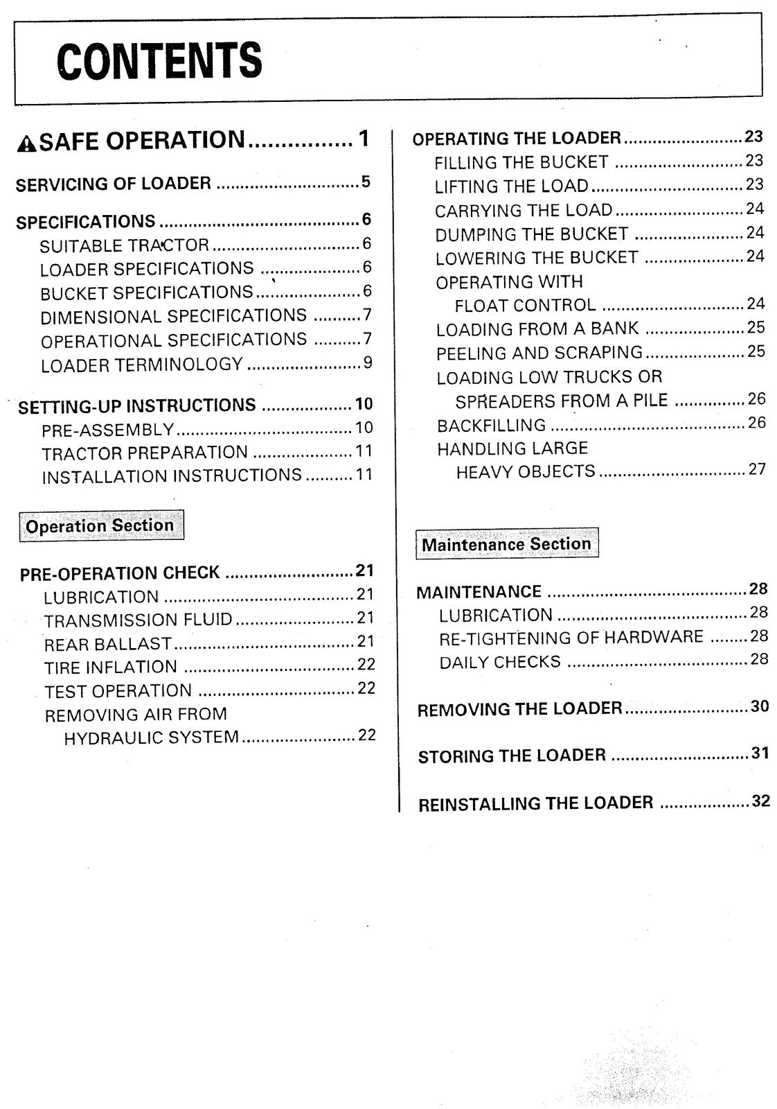 KUBOTA LA482 LA682 Front Loader Operators Manual - WIRE BOUND - TOUGH COVERS