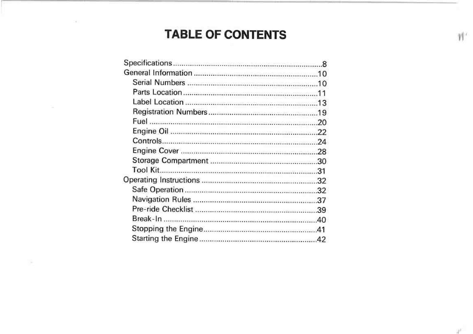 KAWASAKI JET SKI 750SXi Owners Manual 2 - STEEL WIRE BOUND - PROTECTIVE COVERS