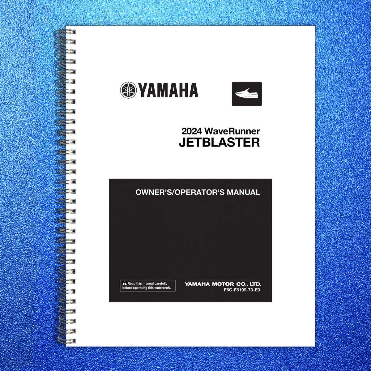 YAMAHA JetBlaster JB1050 WaveRunner Service & Operators Manual BUNDLE