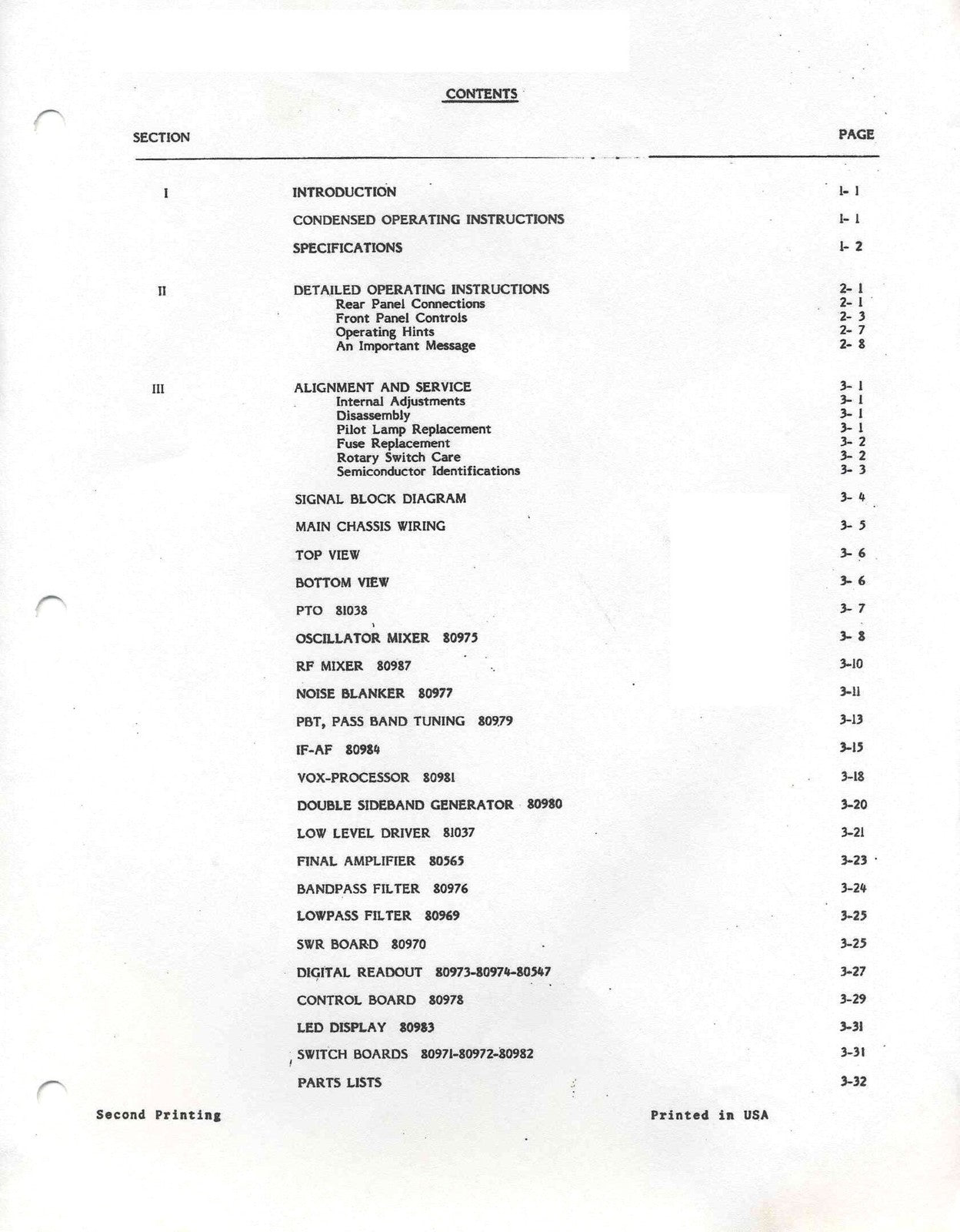 TEN TEC CORSAIR 560 Owners Manual - STEEL WIRE BOUND - PROTECTIVE COVERS