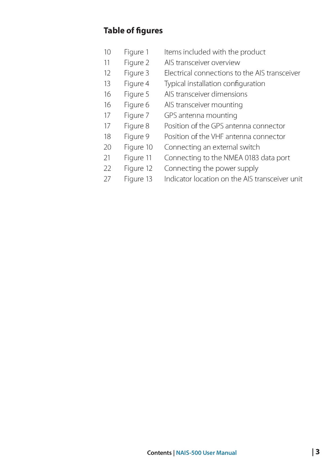 SIMRAD NAIS-500 Class B AIS Transceiver User Manual - WIRE BOUND - TOUGH COVERS