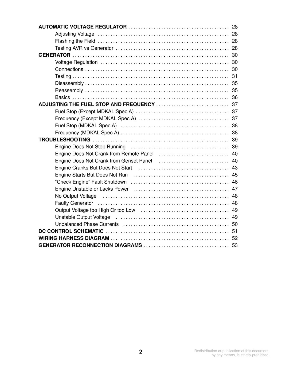 ONAN MDKAL MDKAA MDKAB Marine Diesel Genset Service Manual - WIRE BOUND - COVERS
