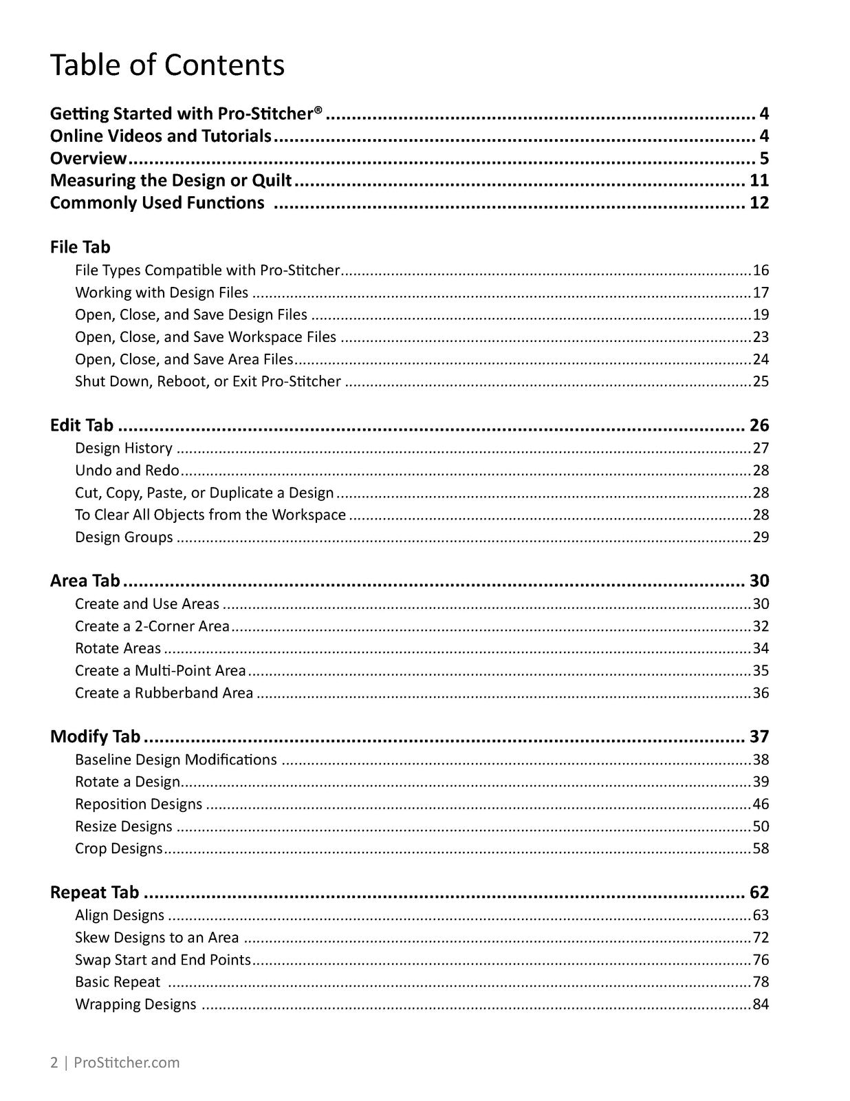 HANDI QUILTER Pro-Stitcher Premium User Reference Manual 2022 - WIRE BOUND