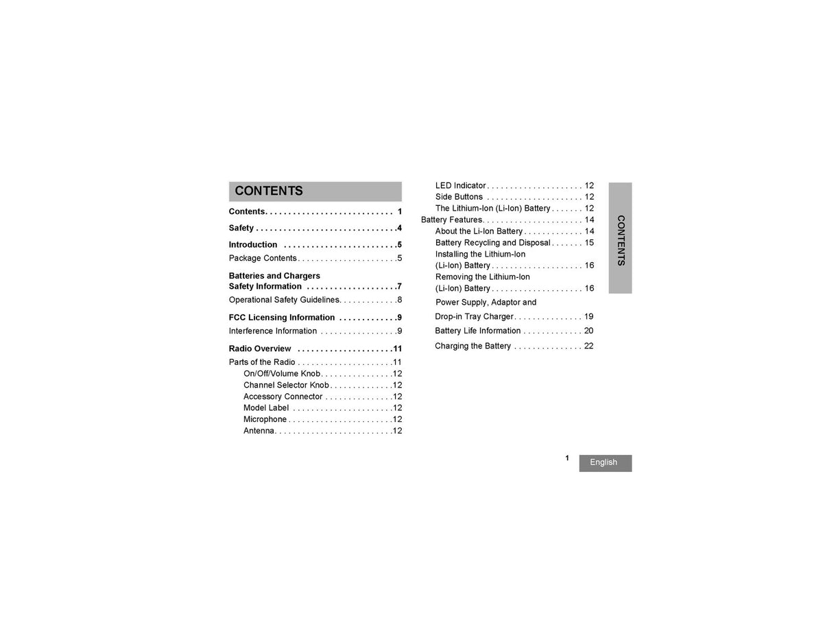 MOTOROLA RM Series RMU2080 RMV2080 Two-Way Radio User Guide Manual 2013 - BOUND