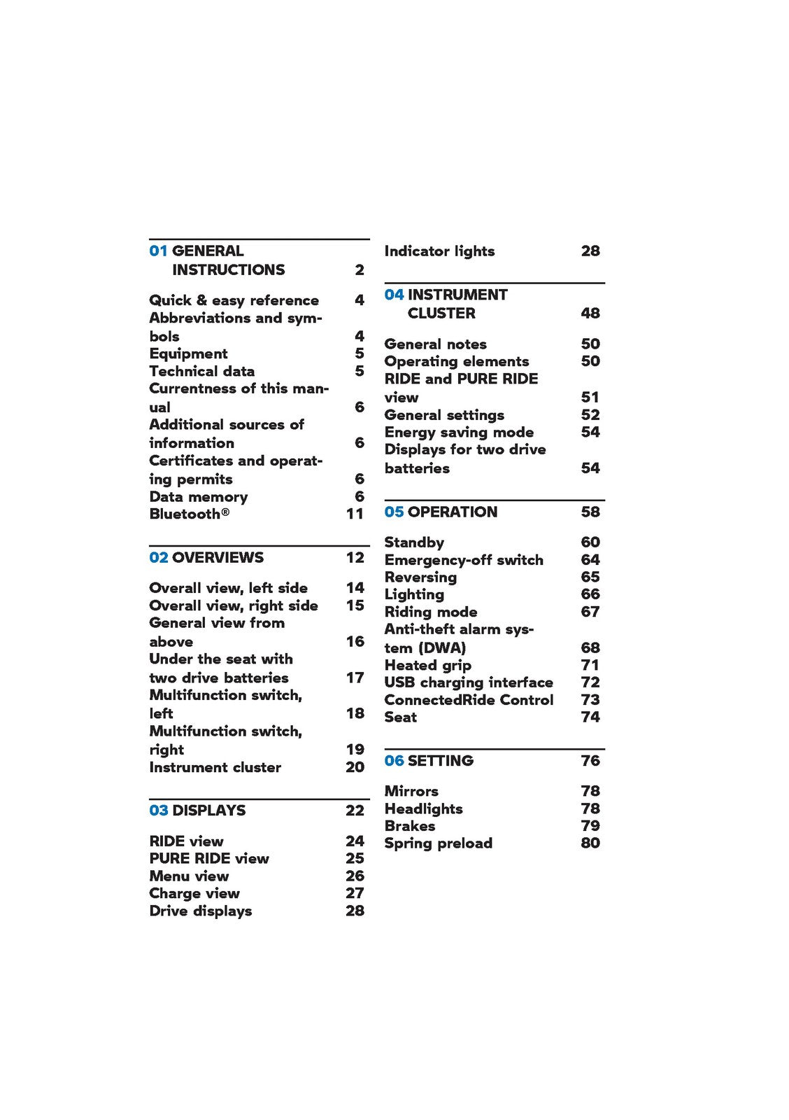 BMW MOTORRAD CE 02 eParkourer Owners Manual 2025 - WIRE BOUND - TOUGH COVERS