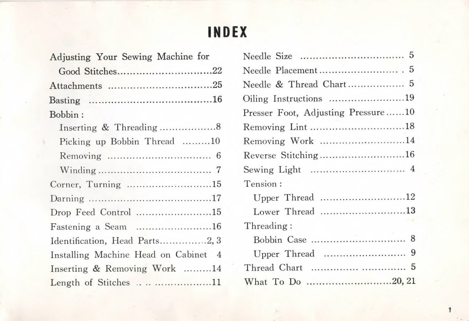 KENMORE Model 29 Sewing Machine Instruction Manual - WIRE BOUND - TOUGH COVERS