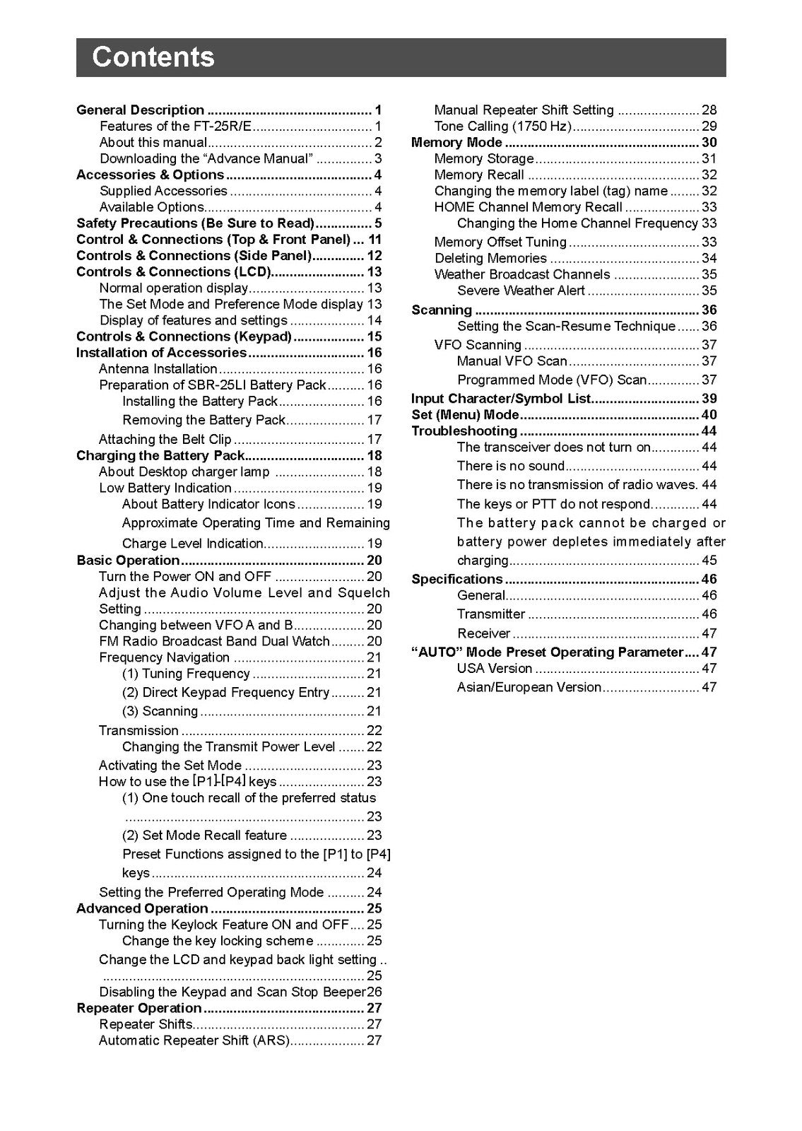 YAESU FT-25R Transceiver Operating Manual 2017 - STEEL WIRE BOUND - TOUGH COVERS