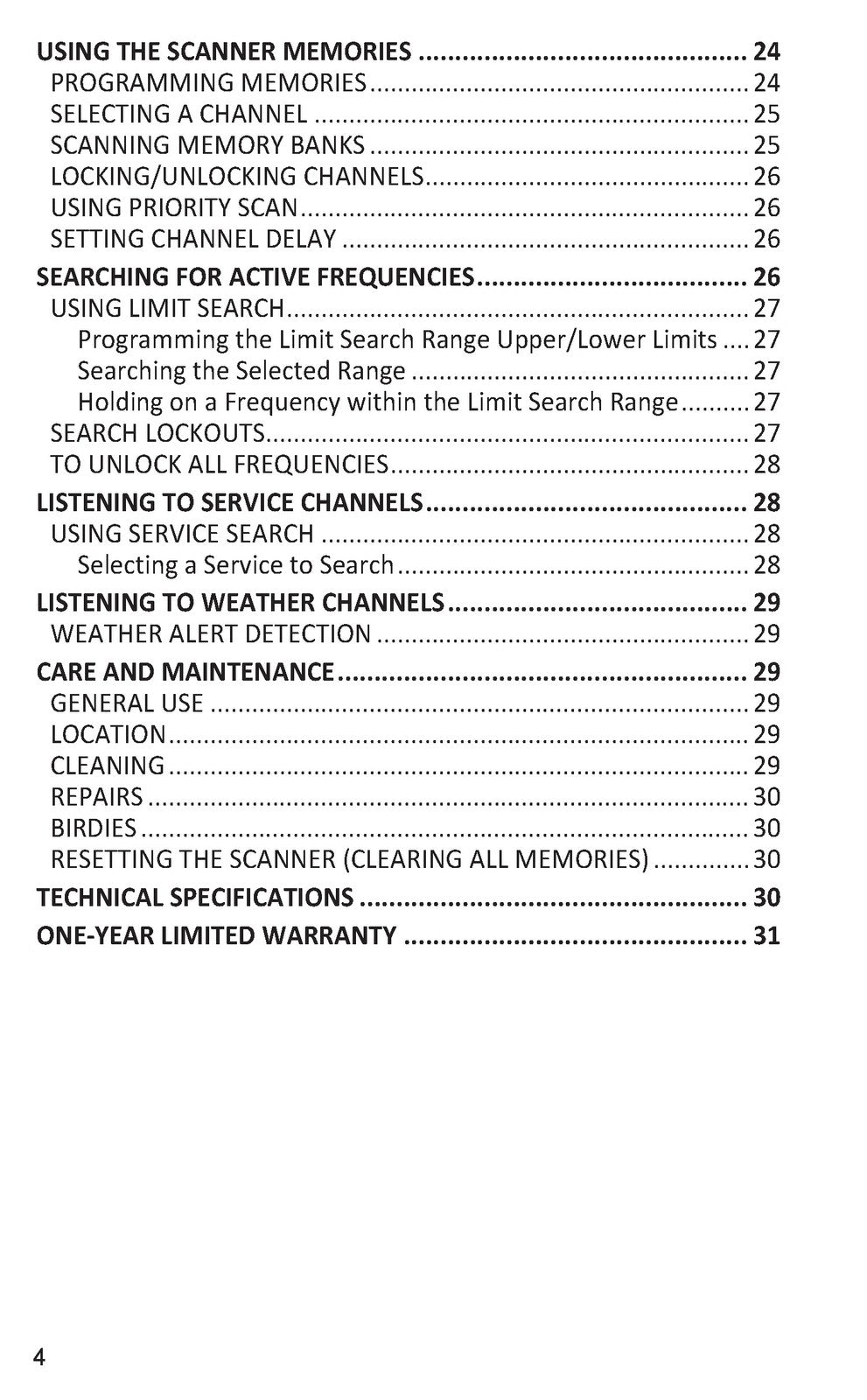 UNIDEN BC365CRS Scanner Owners Manual 2024 - STEEL WIRE BOUND - TOUGH COVERS