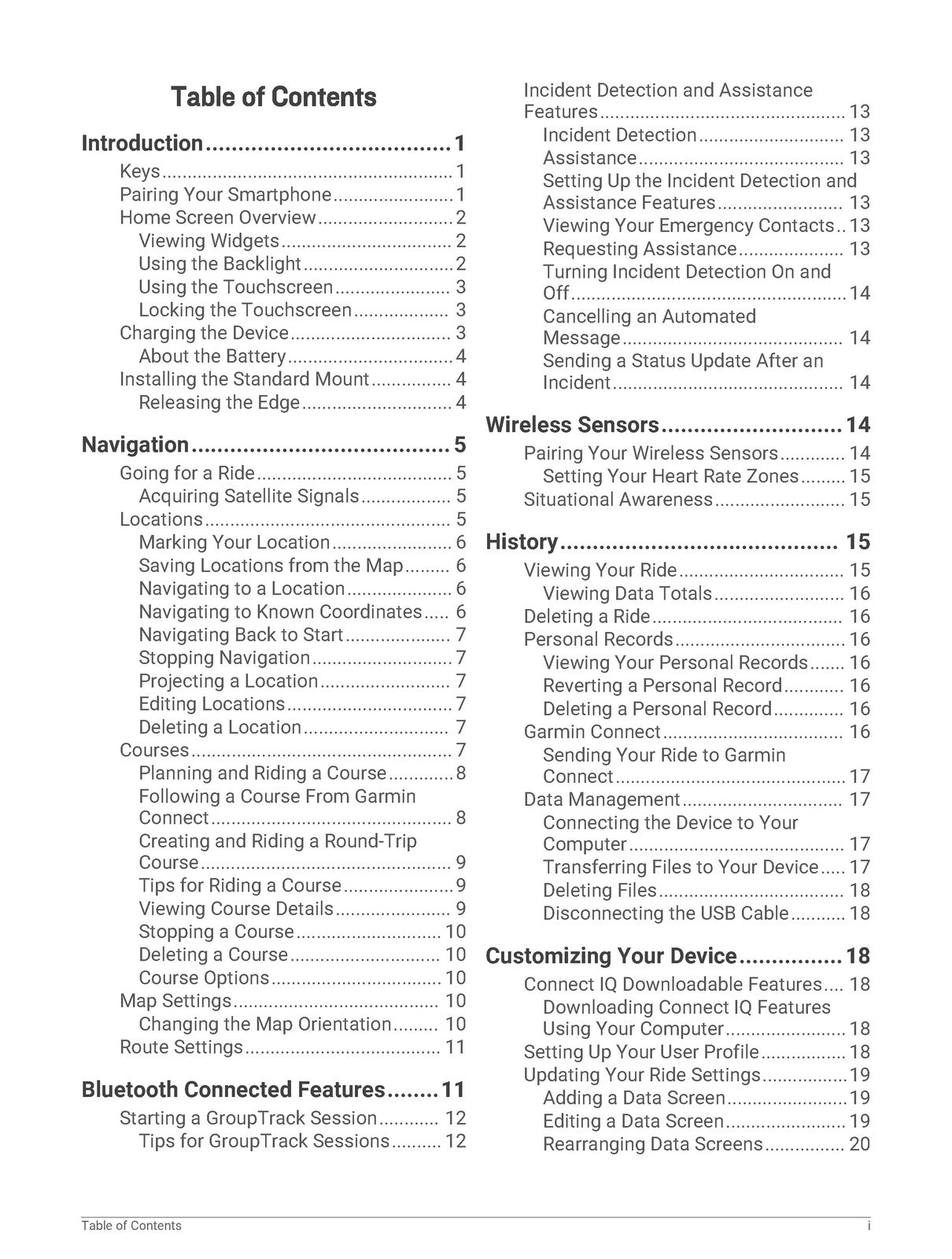 GARMIN Edge Explore Owners Manual 2018 - STEEL WIRE BOUND - PROTECTIVE COVERS