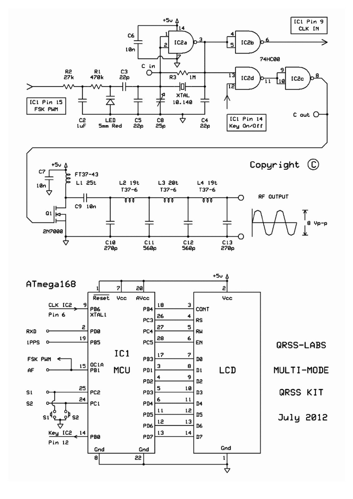 QRSS LABS Multi-Mode QRSS Beacon Kit Instructions Manual 2012 - WIRE BOUND