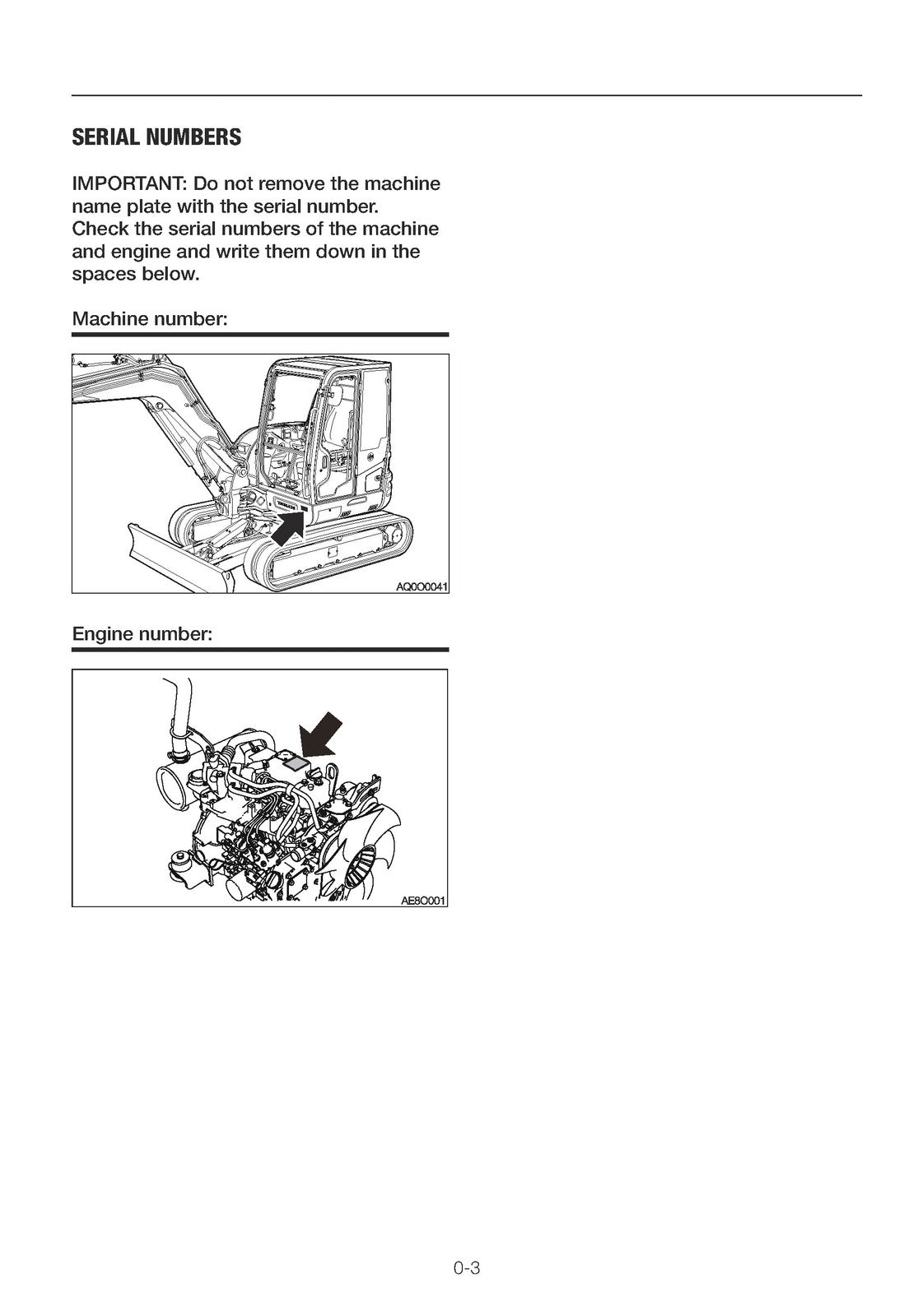 TAKEUCHI TB235-2 Mini Excavator Operators Manual SN 123600005 Up - WIRE BOUND