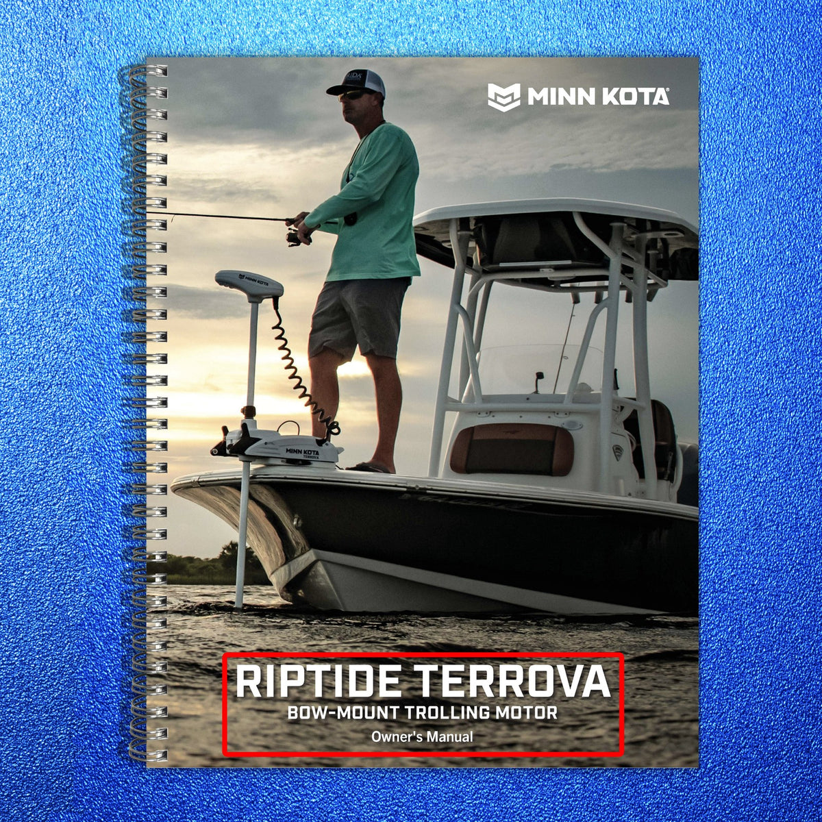 MINN KOTA RIPTIDE TERROVA & TERROVA 80 Operators Manual BUNDLE - WIRE BOUND