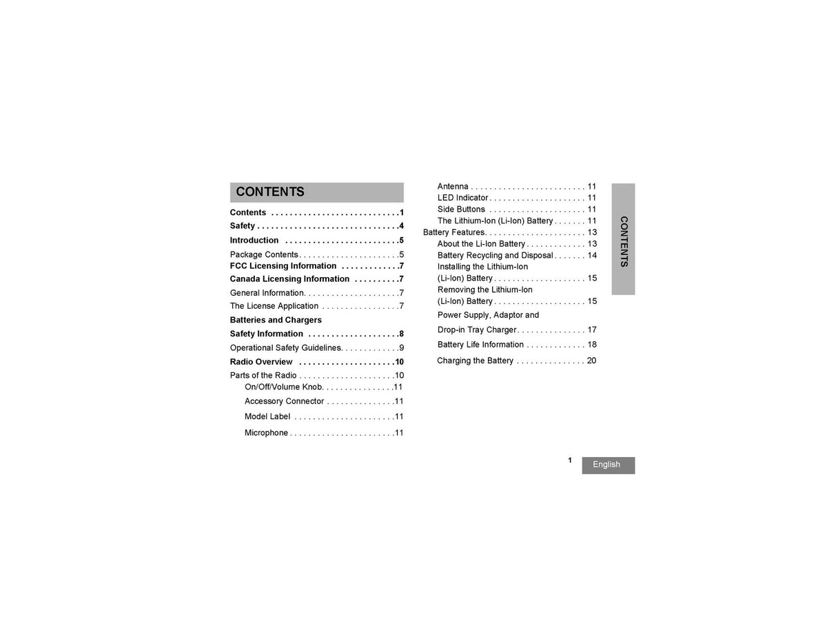 MOTOROLA RM Series RMU2040 2043 RMM2050 Two-Way Radio User Manual 2013 - BOUND