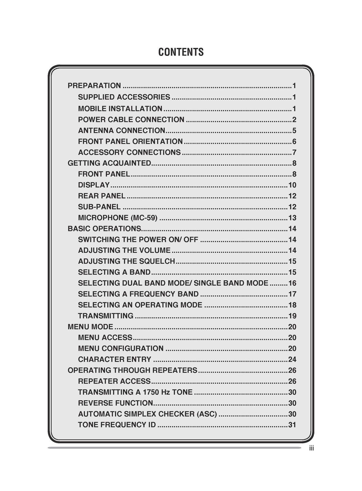 KENWOOD TM-V71A TM-V71E FM Dual Bander Instruction Manual - WIRE BOUND - COVERS