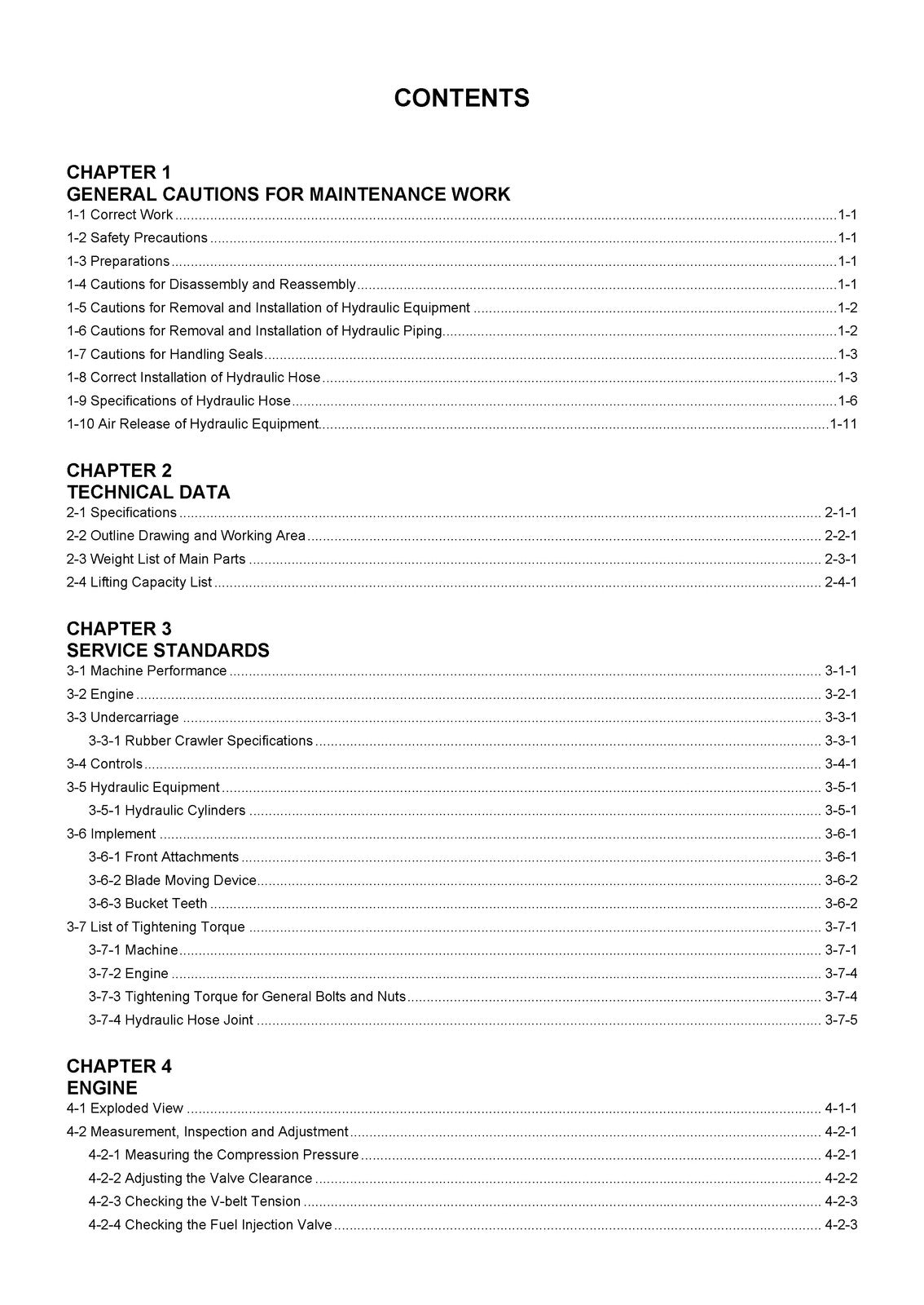 YANMAR ViO17-A Excavator Service Manual - BOUND - COVERS - XL FOLDOUT PAGES