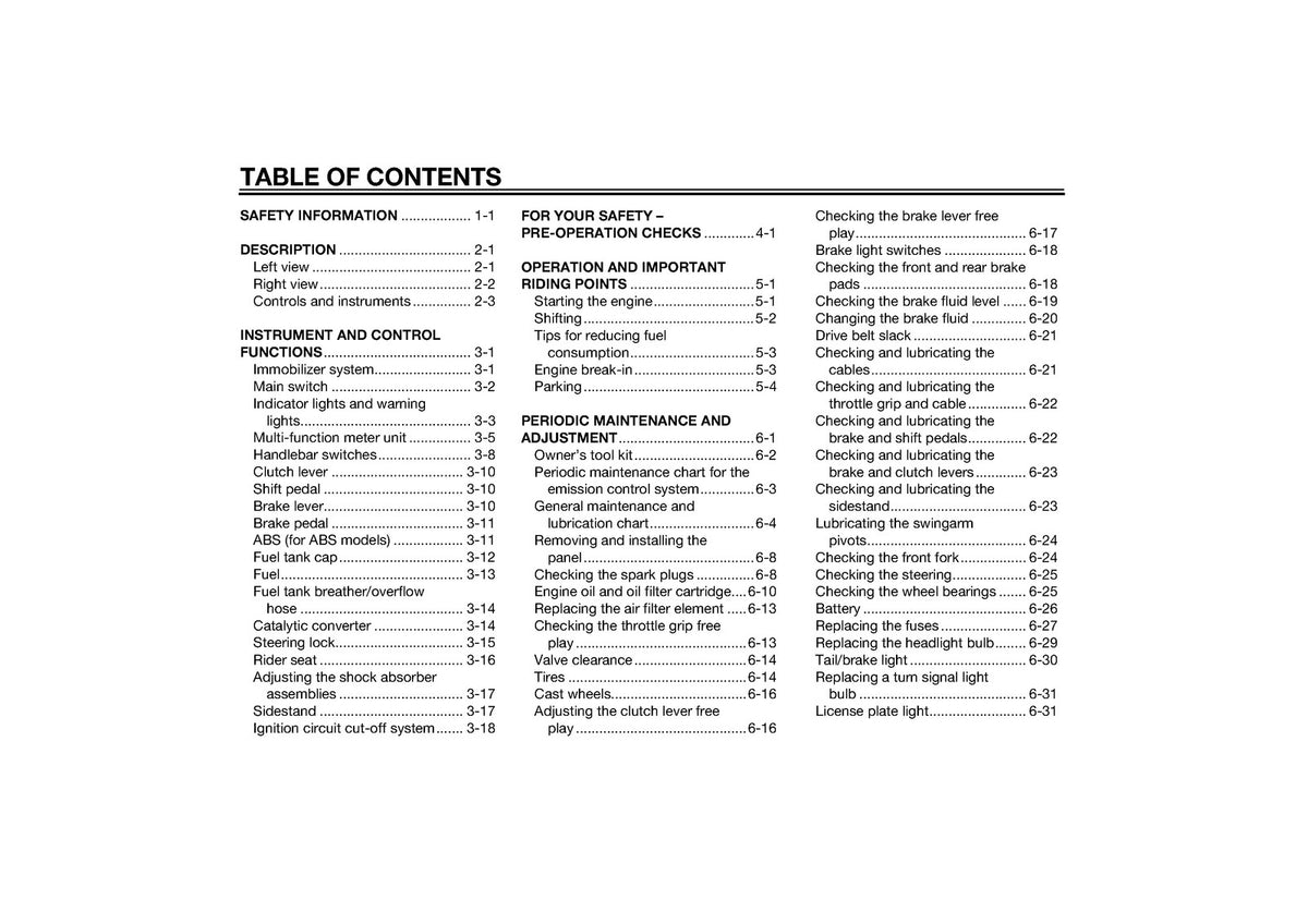 YAMAHA XVS950CU Motorcycle Owners Manual 2013 - STEEL WIRE BOUND - TOUGH COVERS