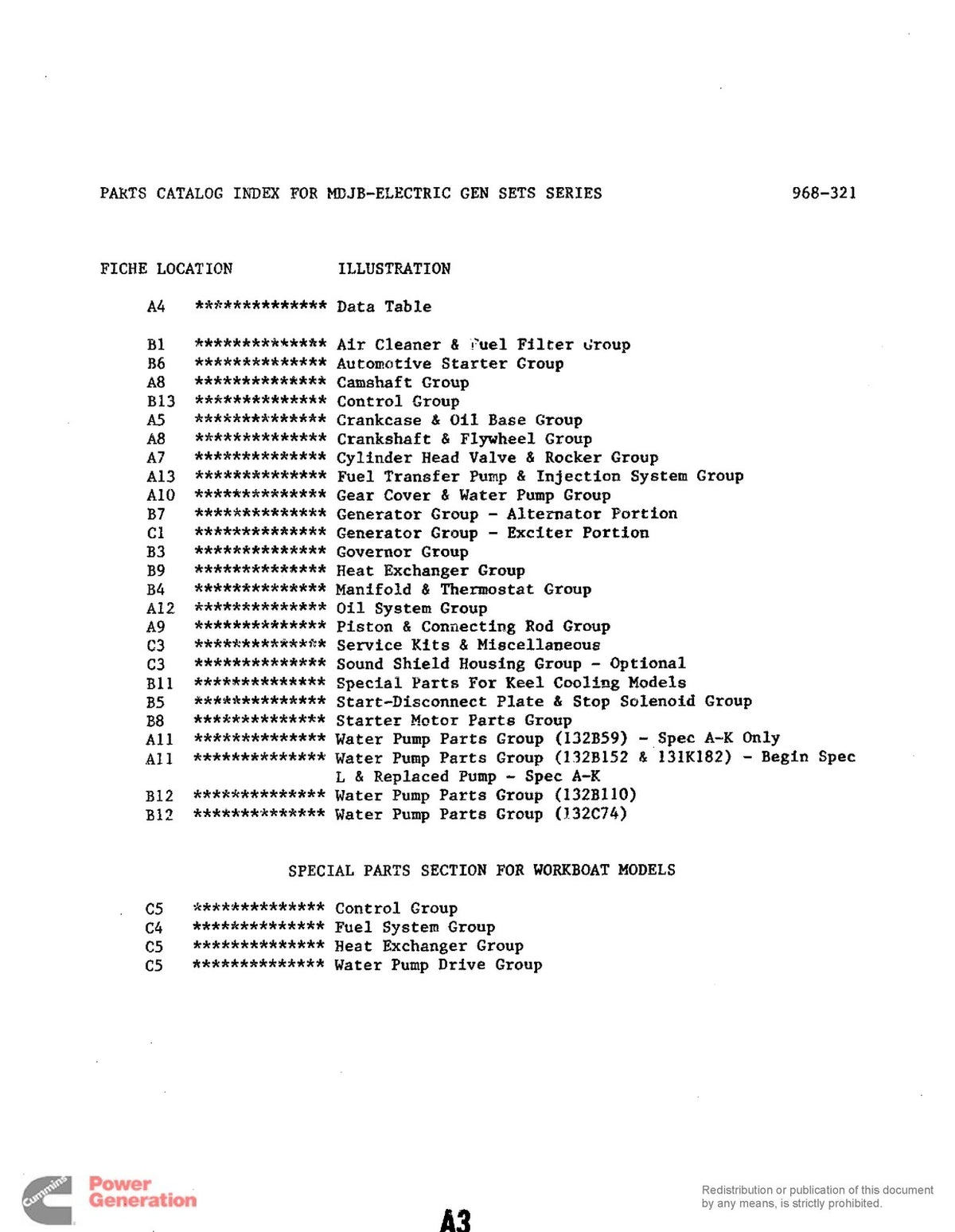 ONAN MDJB Series Genset Operators And Parts Manual 1973 - WIRE BOUND - COVERS