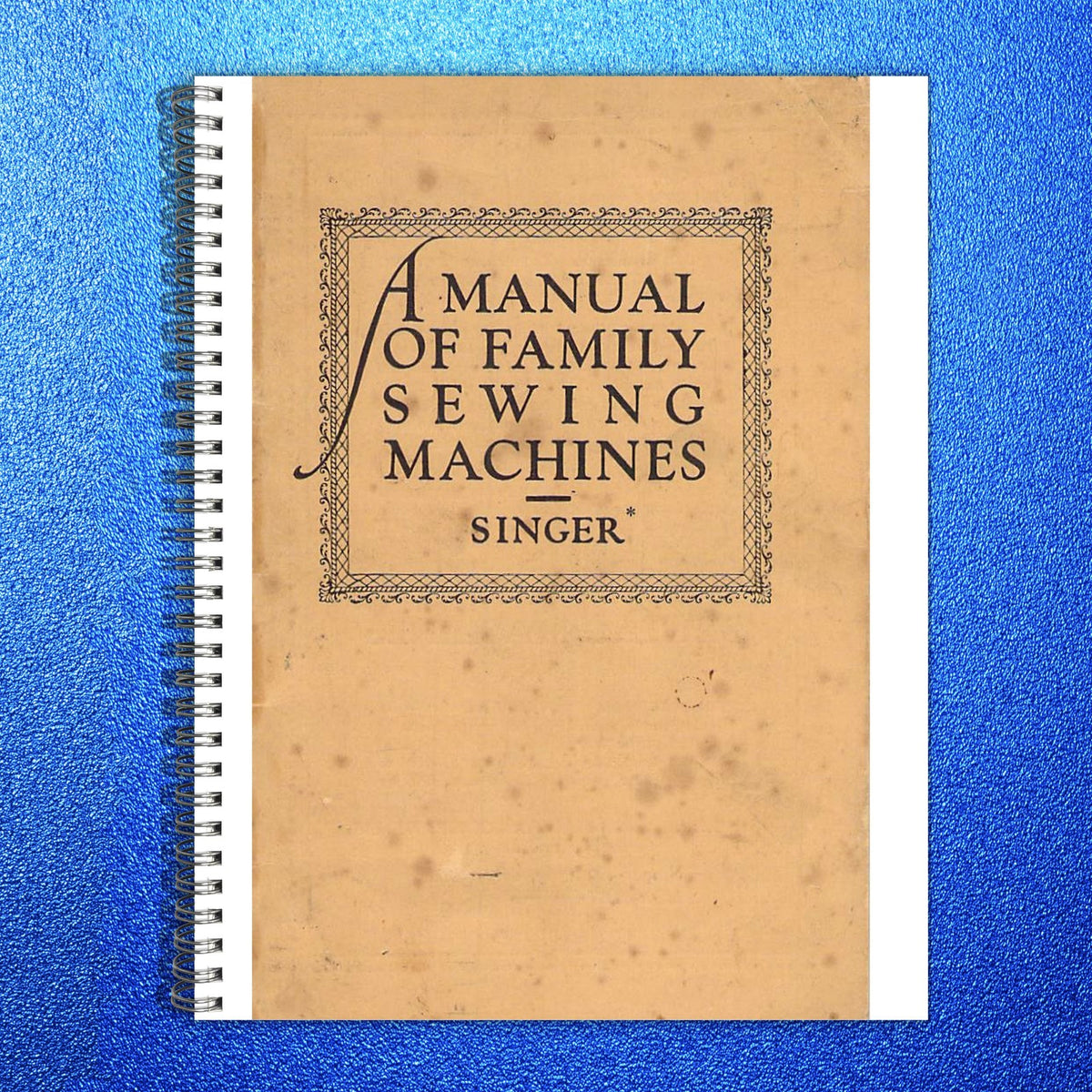 SINGER Model 15 Family Machines Attachments Operators Manual BUNDLE - WIRE BOUND