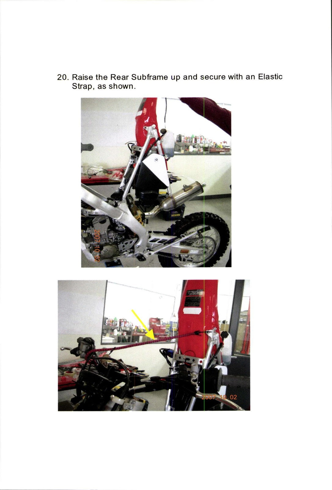 HONDA CRFX8 Motorcycle Owners Manual - STEEL WIRE BOUND - PROTECTIVE COVERS