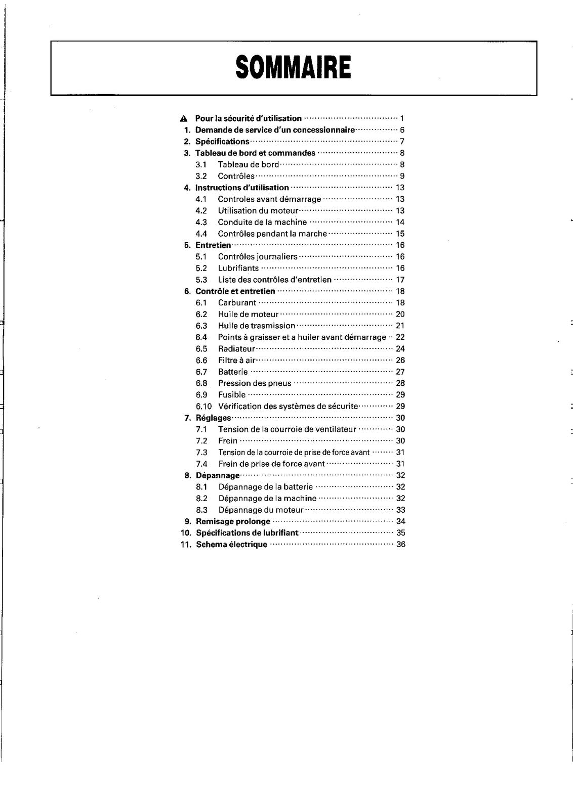 KUBOTA G1700 G1900 Operators Manual - STEEL WIRE BOUND - PROTECTIVE COVERS