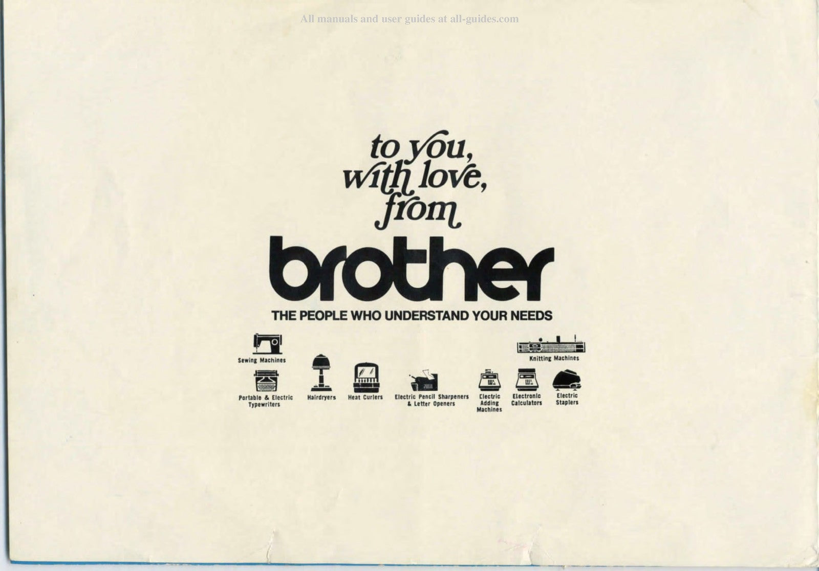 BROTHER 181 Sewing Machine Instruction Manual - STEEL WIRE BOUND - TOUGH COVERS