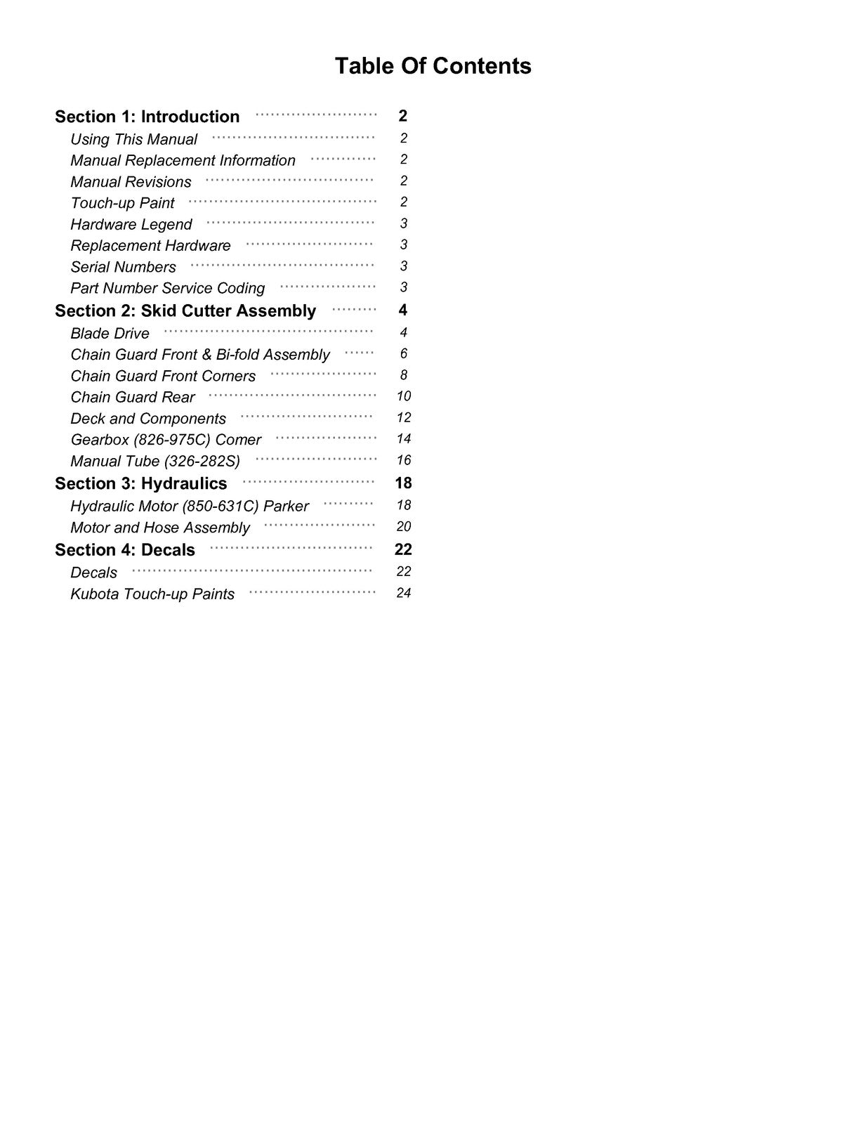 LAND PRIDE CSC10 Series Compact Skid Cutter Parts Manual 2026 - WIRE BOUND