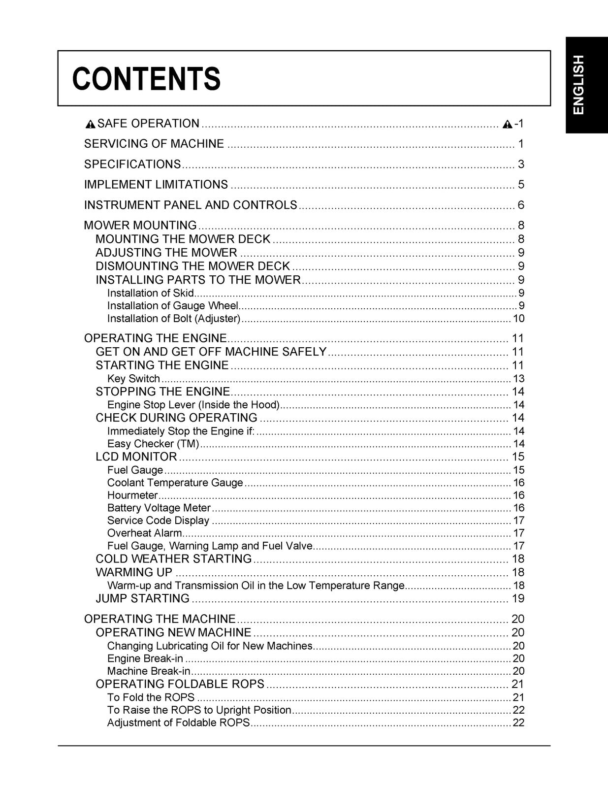 KUBOTA ZD1211 ZD1211R ZD1211L ZD1211RL Operators Manual - WIRE BOUND - COVERS