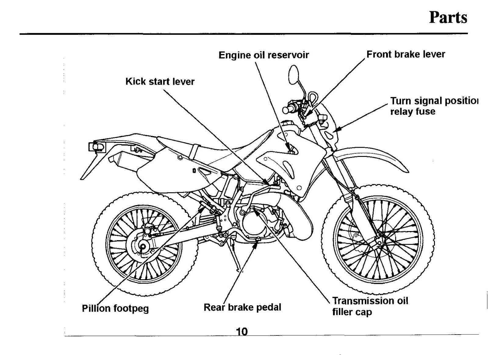 HONDA CRM250AR Motorcycle Owners Manual - STEEL WIRE BOUND - PROTECTIVE COVERS