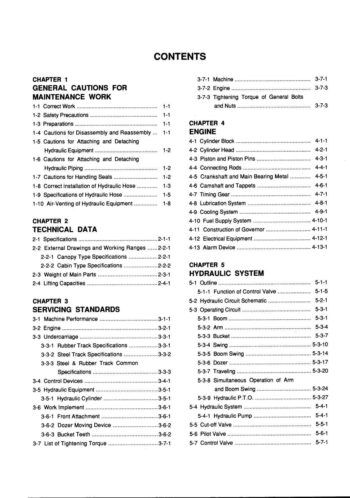 YANMAR B22-2 B22-2A Excavator Service Manual - BOUND - COVERS - XL FOLDOUT PAGES