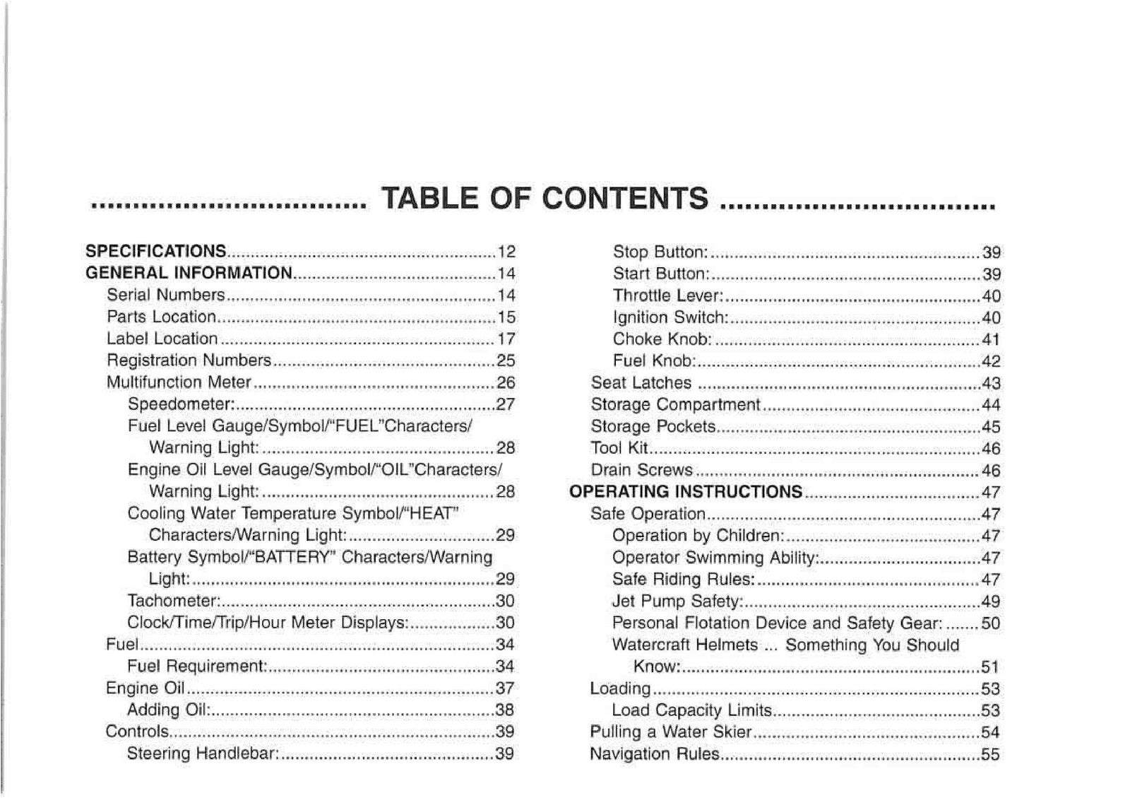 KAWASAKI Jet Ski 1200 STX-R Watercraft Owners Manual - WIRE BOUND - TOUGH COVERS
